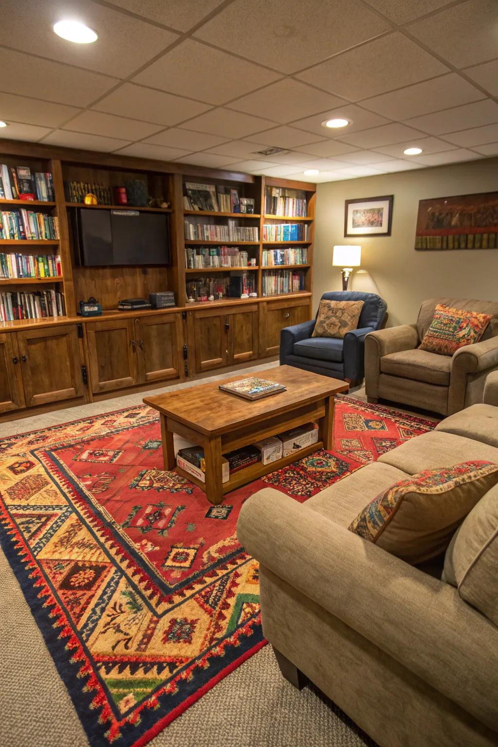 Floor coverings contribute personality and warmth to your setting.