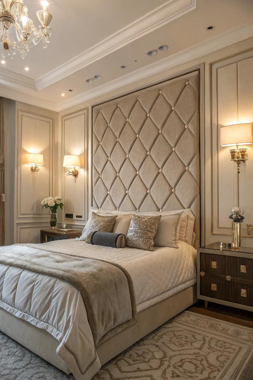 Improve your headboard wall with built-in lighting for both style and function.