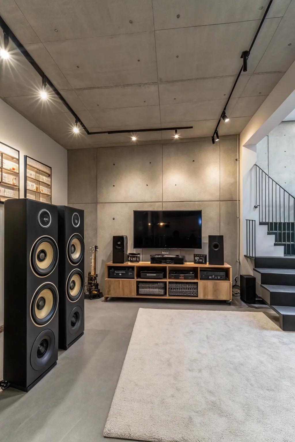 Immerse yourself in exceptional sound using a thoughtfully designed audio setup.