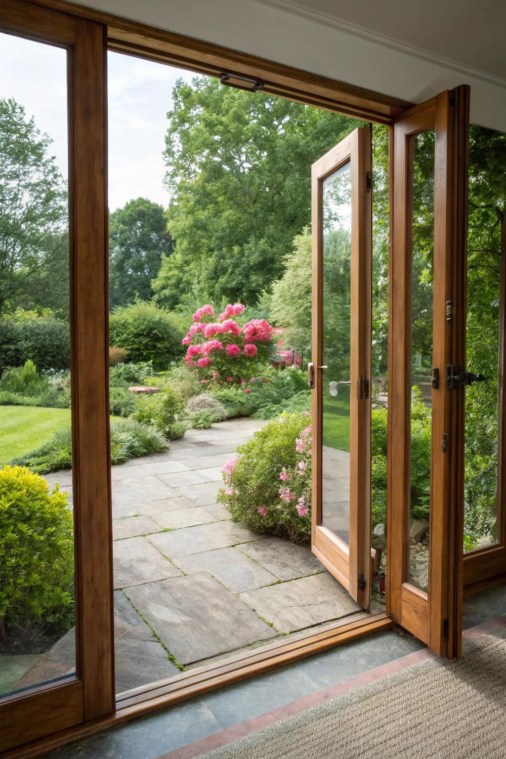 A blend of lumber and glass that delivers style and warmth.