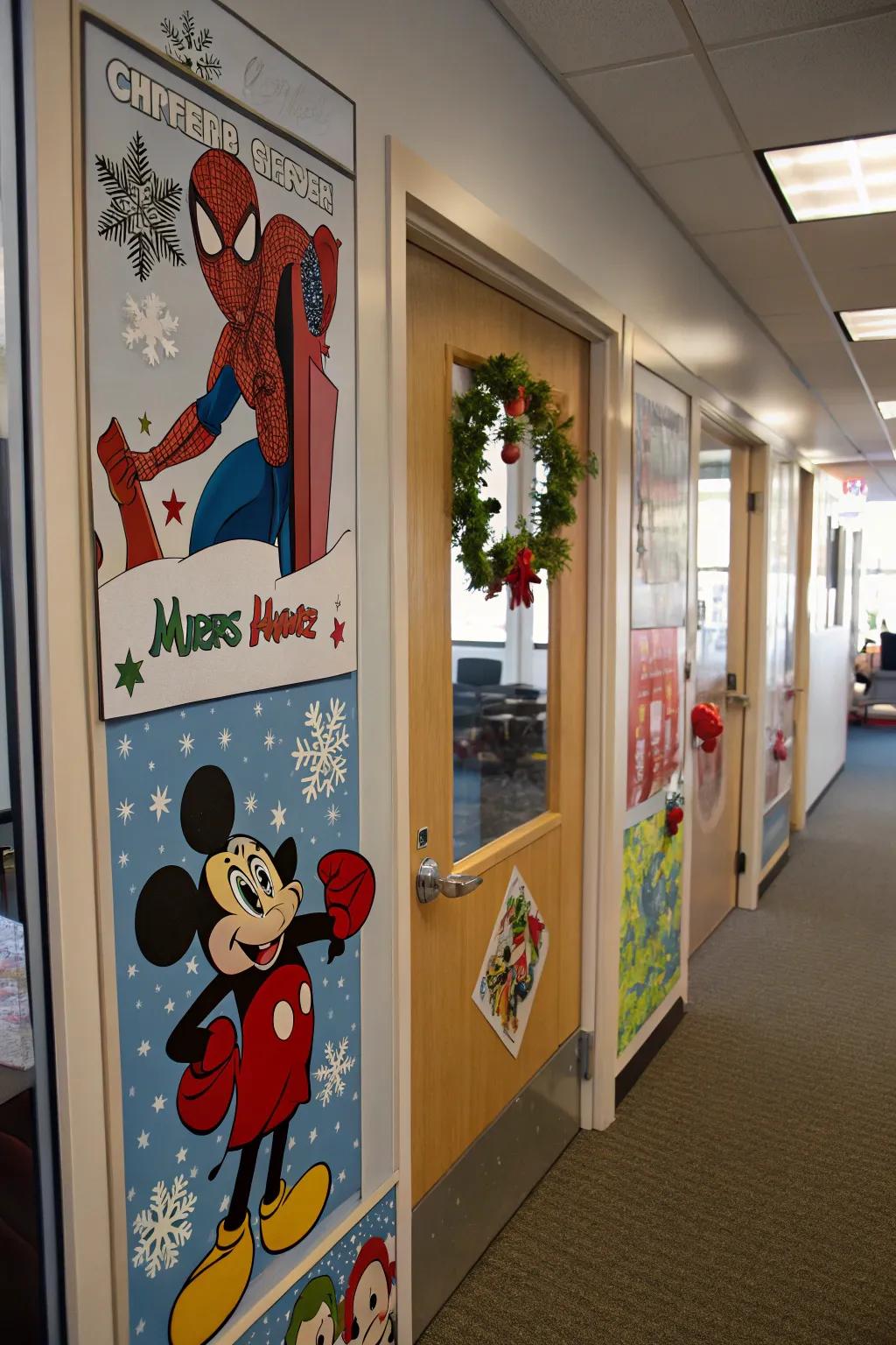 Pop culture meets Yuletide for a fun, fashionable decor.