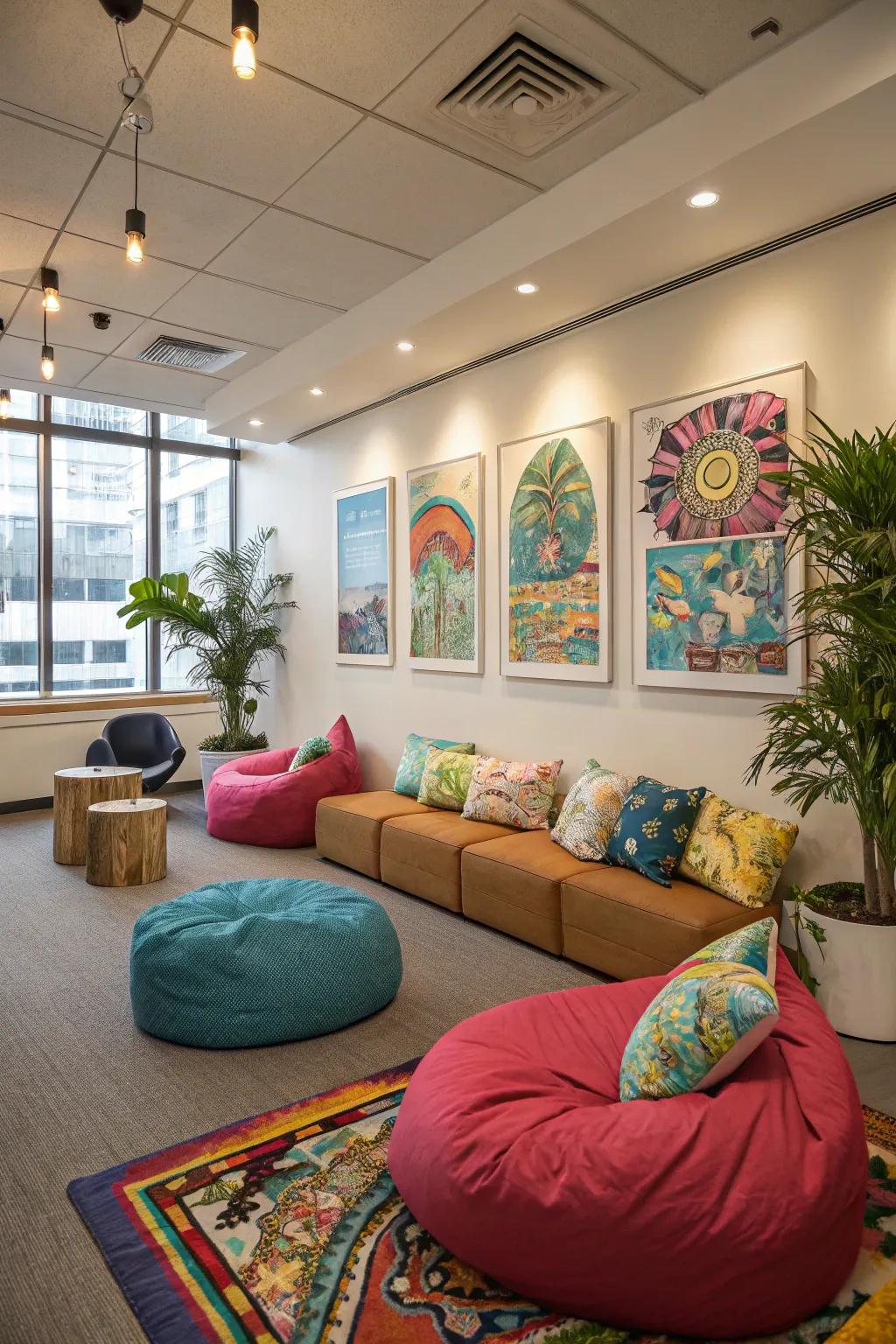 Bright touches add a hint of energy and warmth.