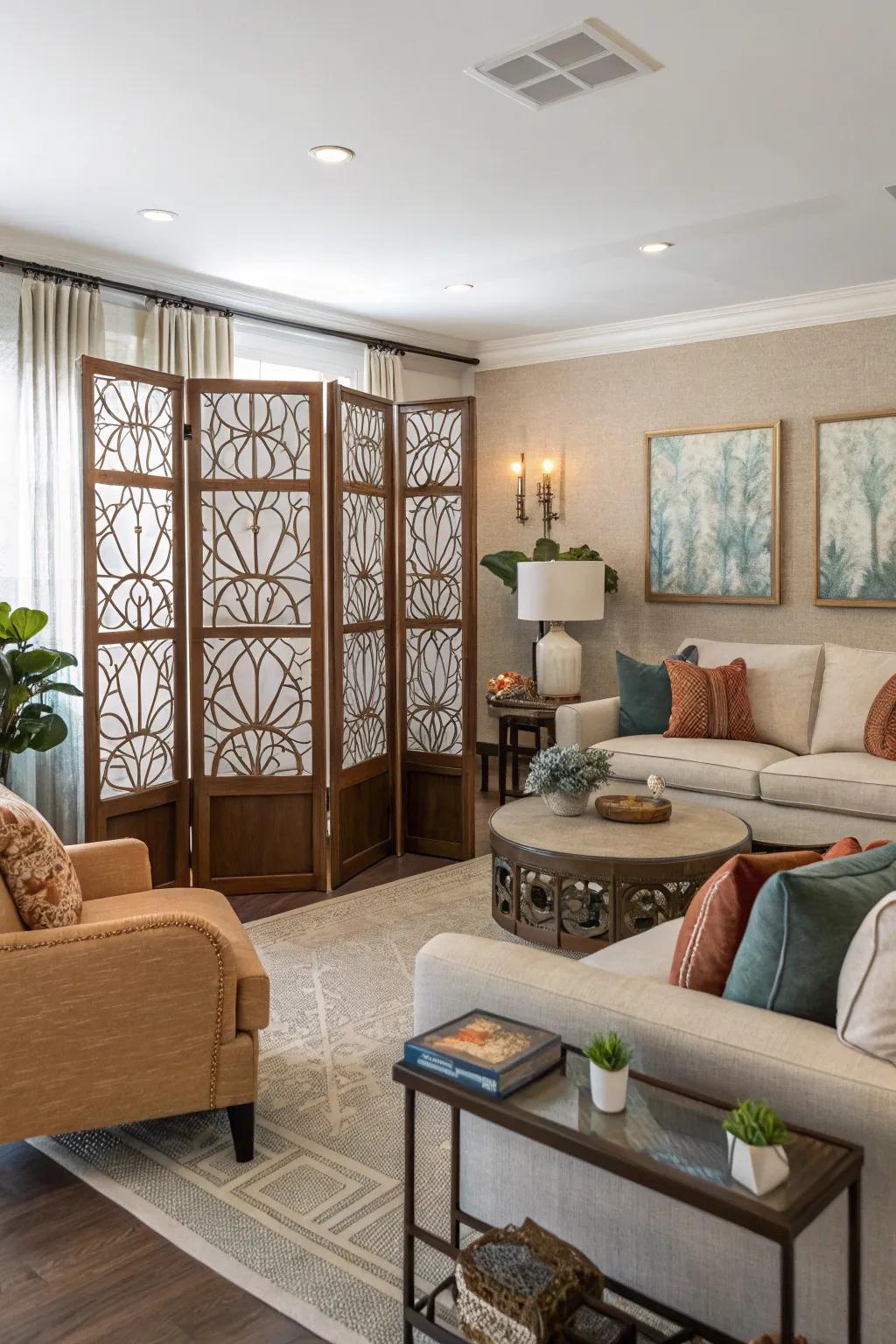 Harmonious integration enhances the overall design.