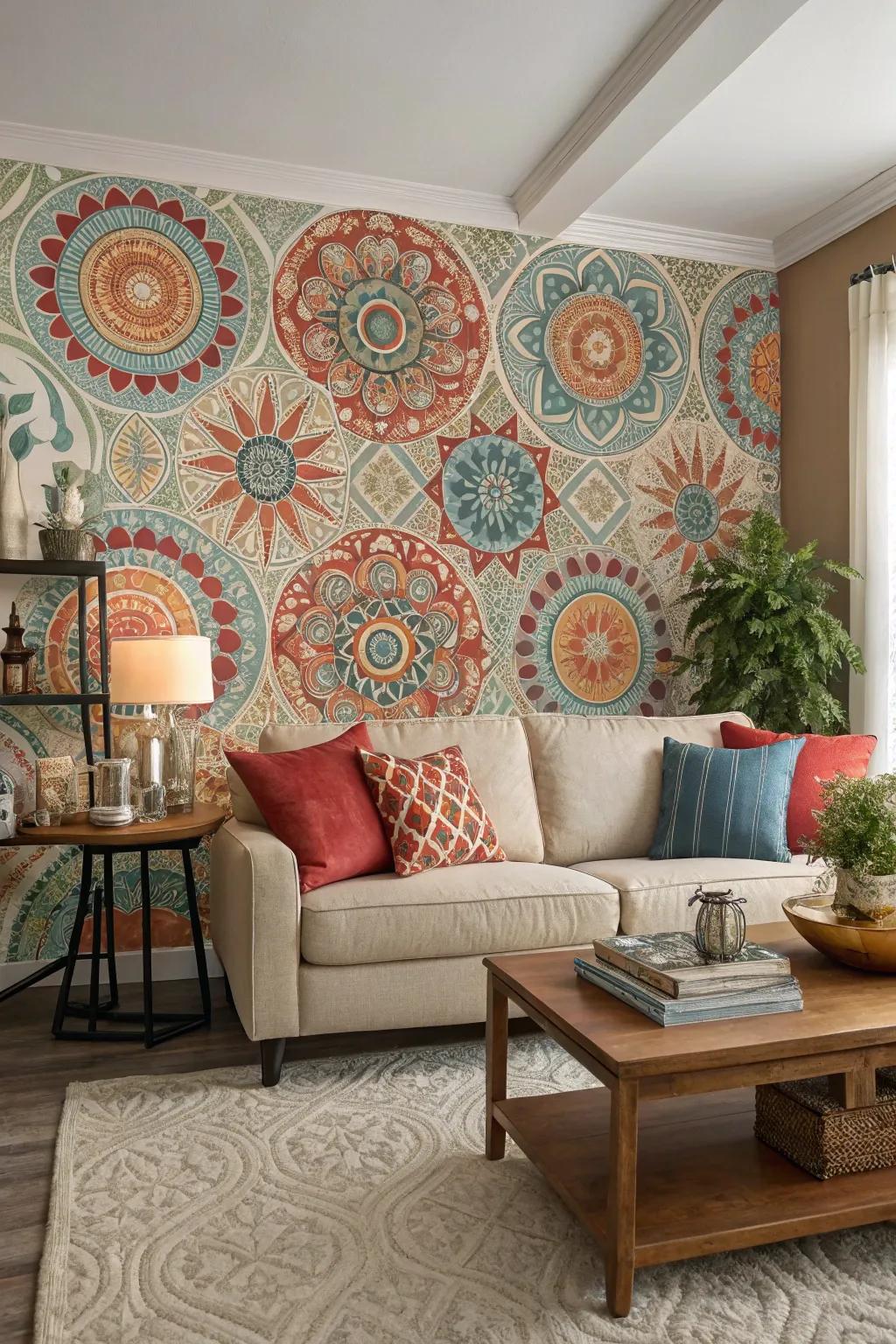 Make a statement with bold and beautiful wallpaper designs.