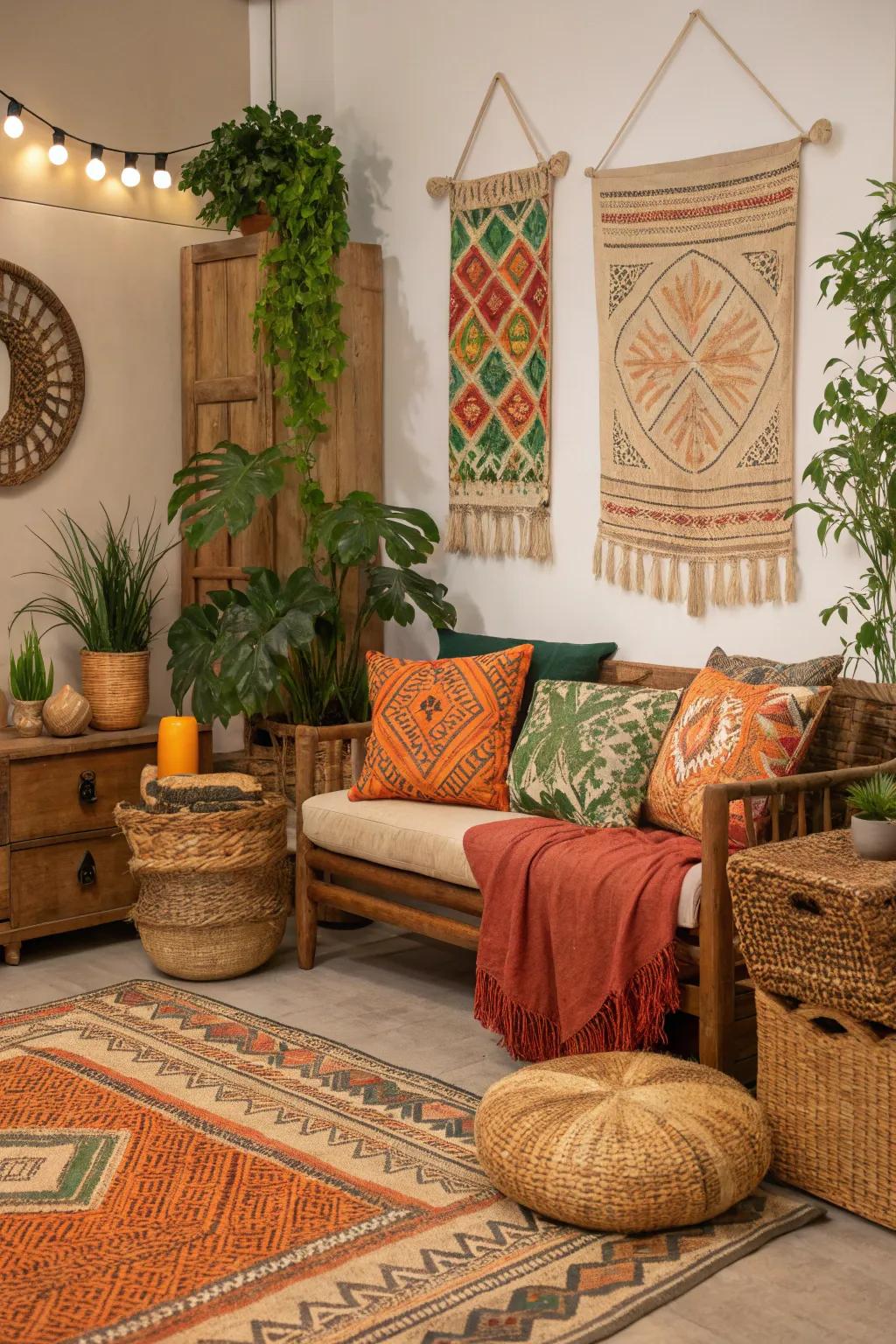 A balanced color palette inspired by nature.