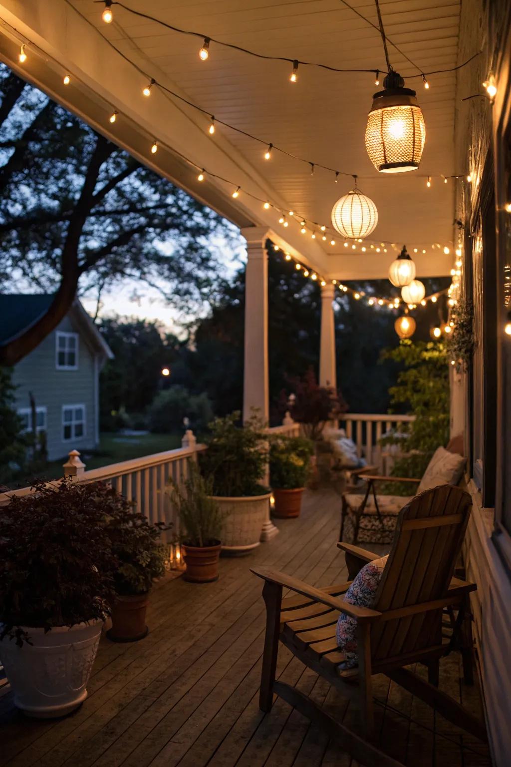 Create a magical ambiance with gentle lighting.