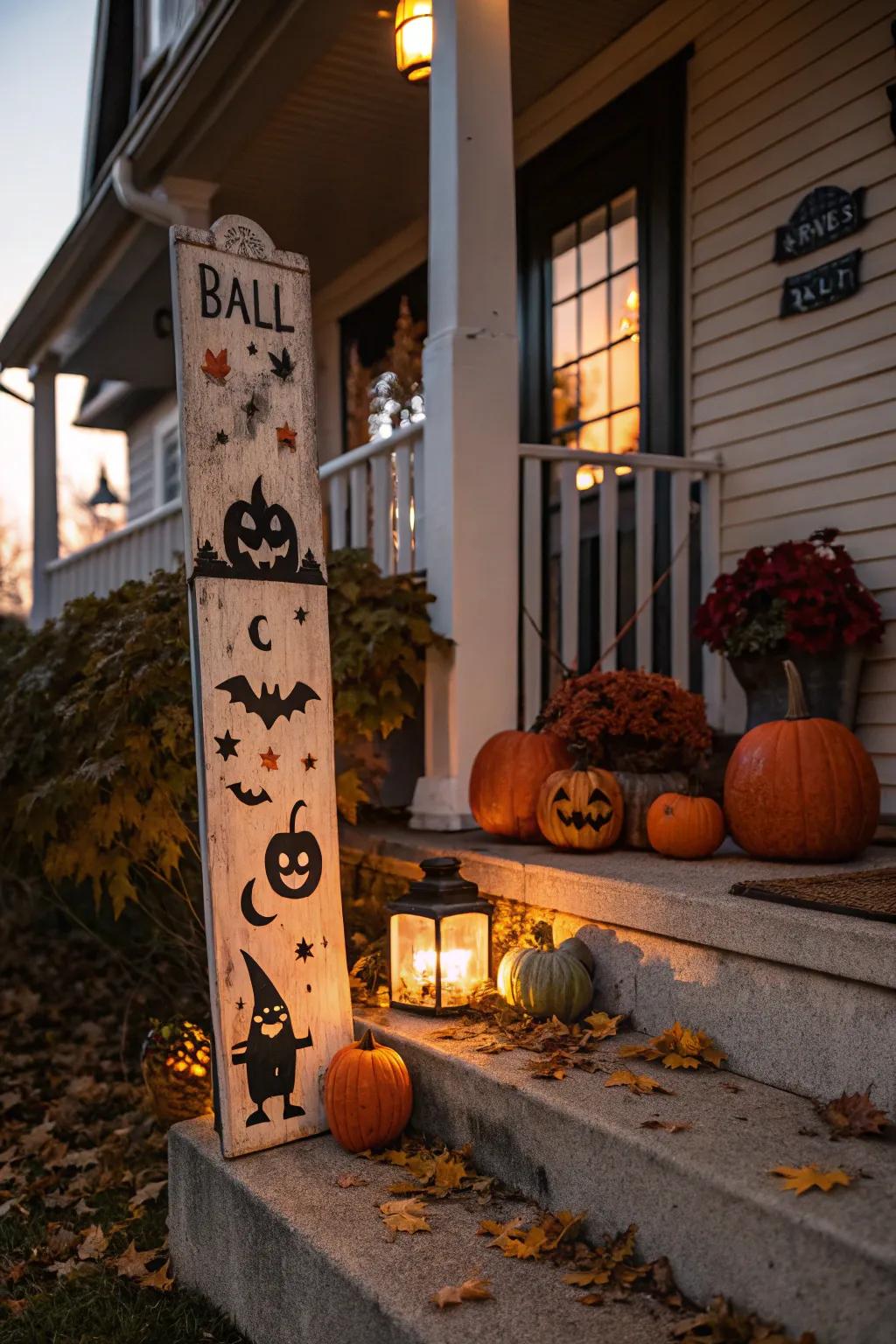 A festive sign perfect for celebrating the holiday season.