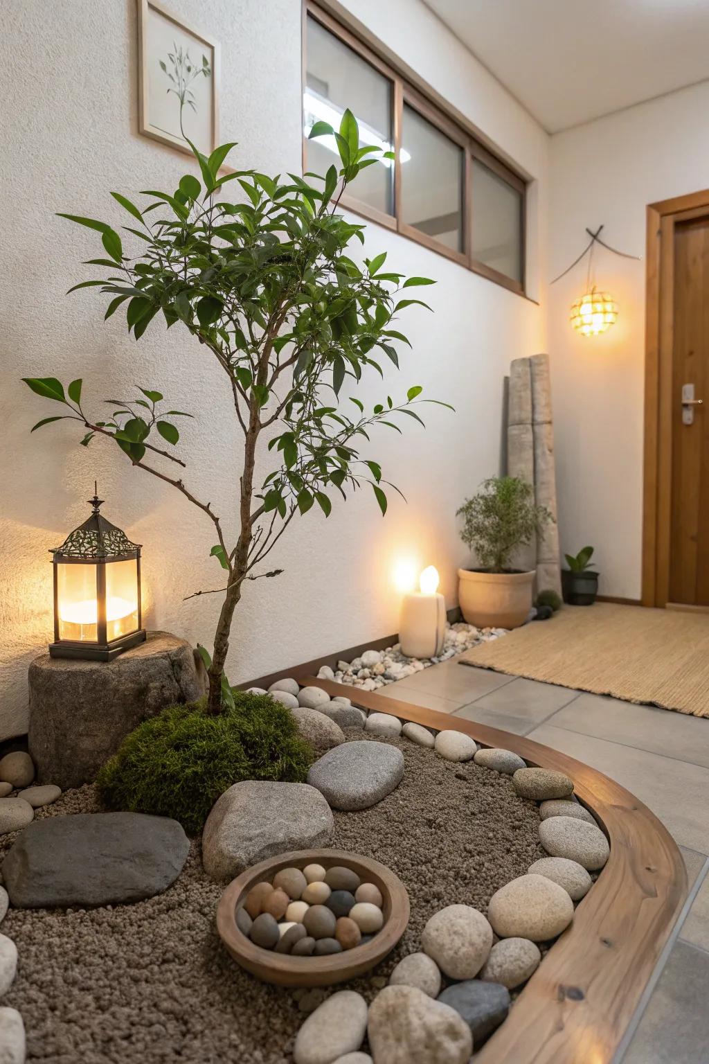 Enhance your prayer space by incorporating elements from nature.