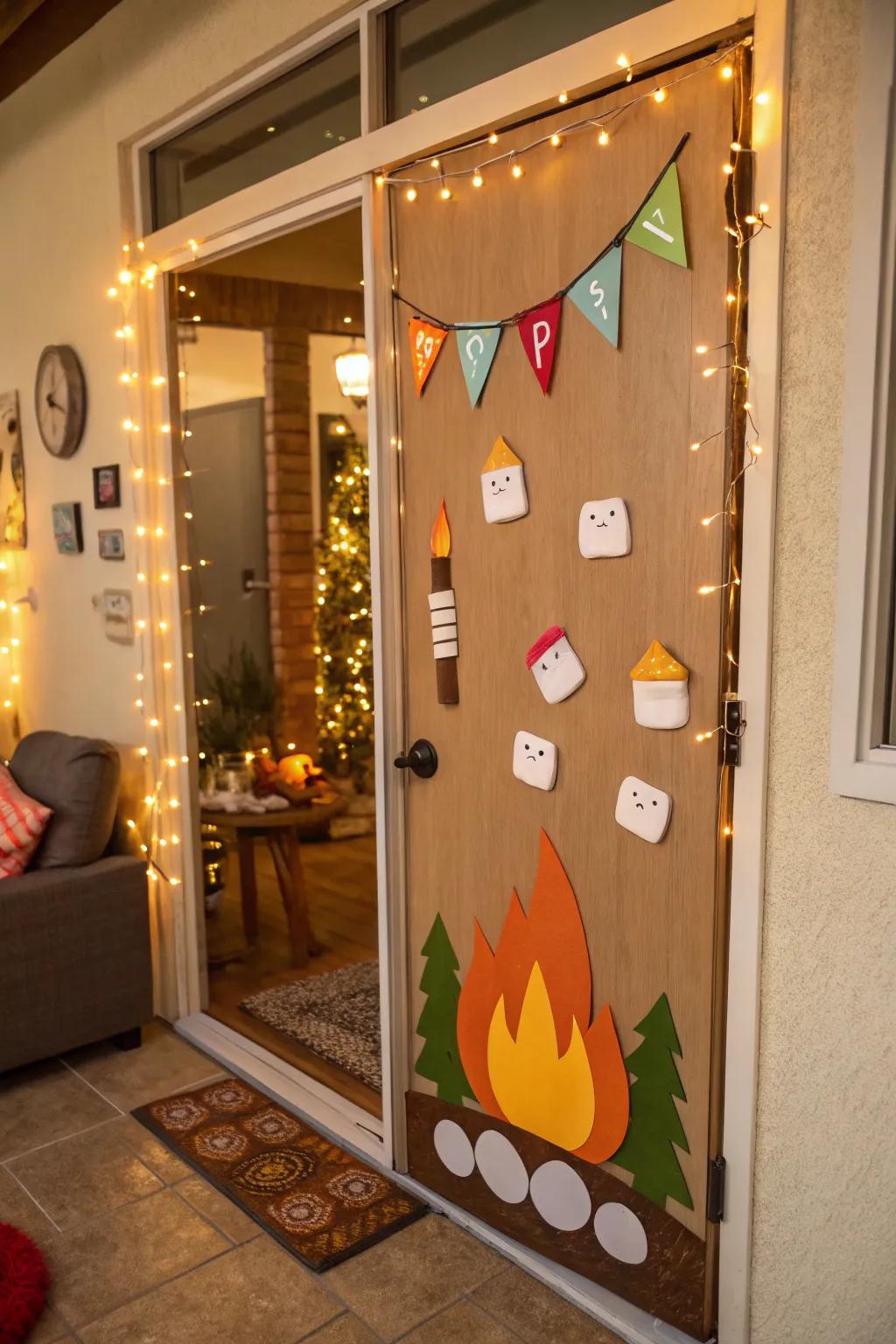 Cozy bonfire patterns for comfortable feelings.