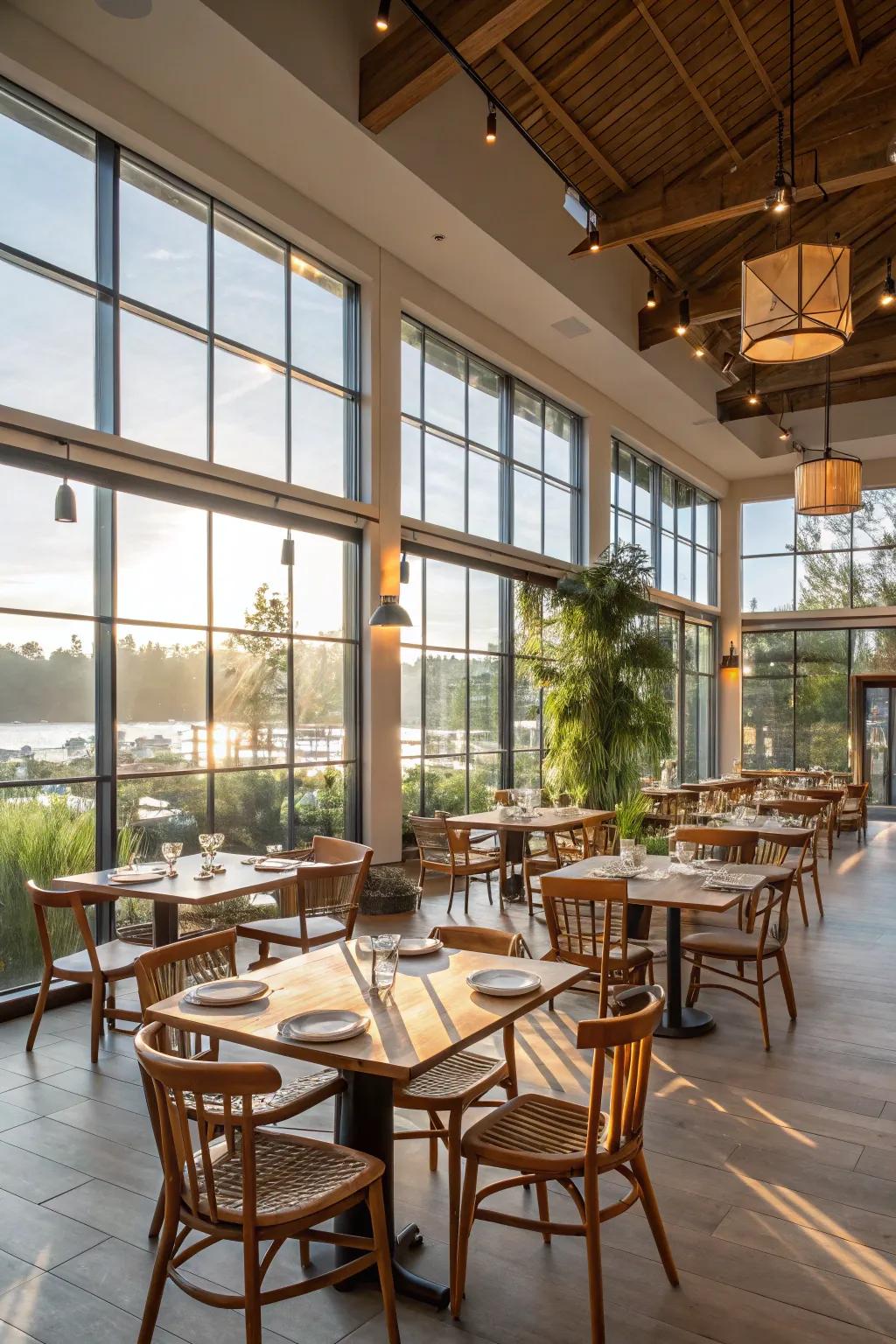 Open spaces with natural light make for a welcoming and comfy feel.
