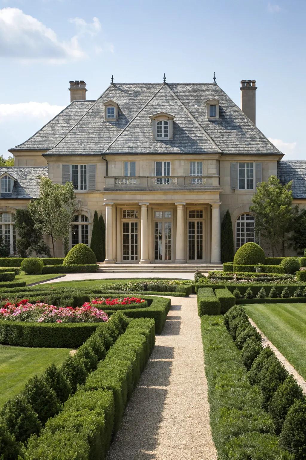 Faux slate melds classic sophistication with contemporary resilience.