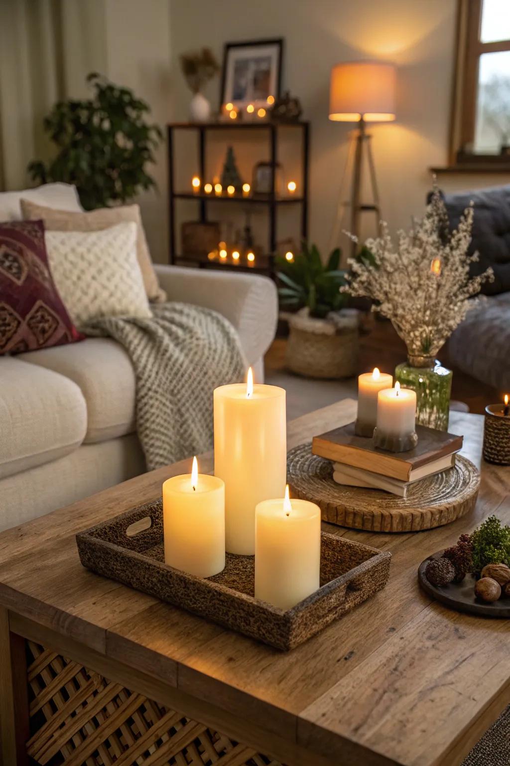 Cultivate a secure and inviting atmosphere with LED candles.