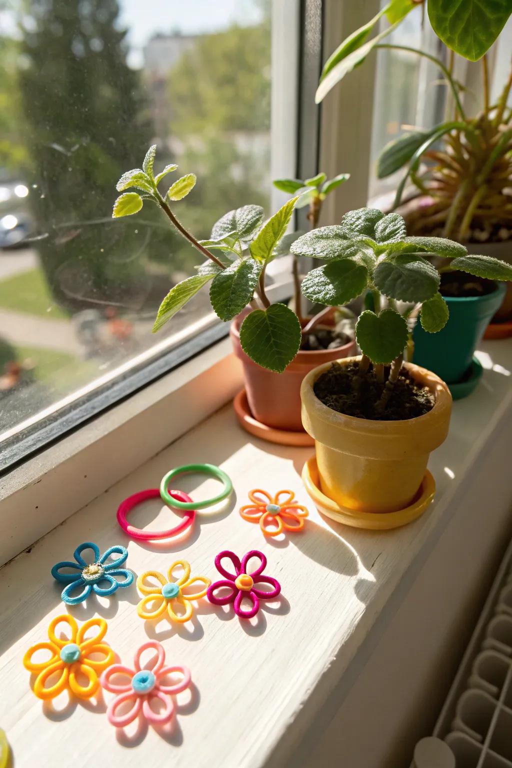 Bring spring indoors with these blooming flower charms.