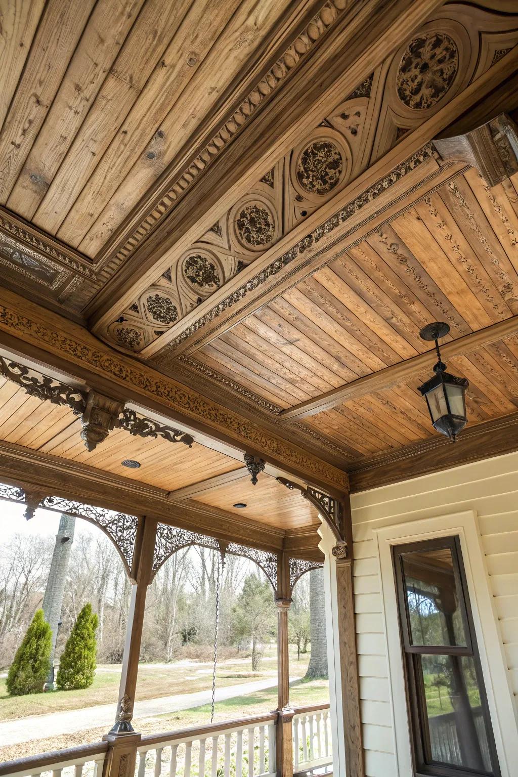 Ornamental trims offer a sophisticated touch.