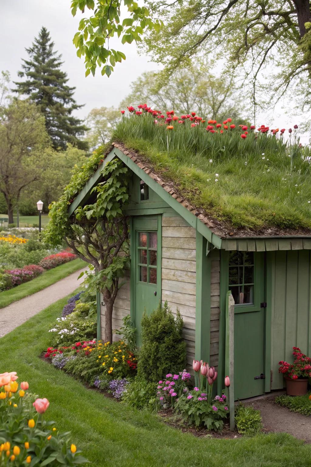 A vibrant living canopy that sustains local fauna.
