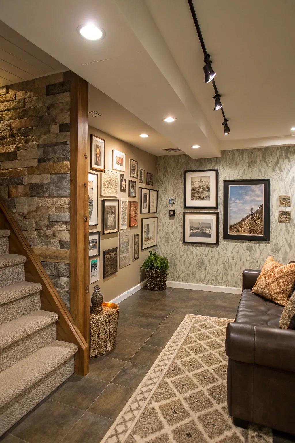 Establish a standout feature with a captivating focal point wall.