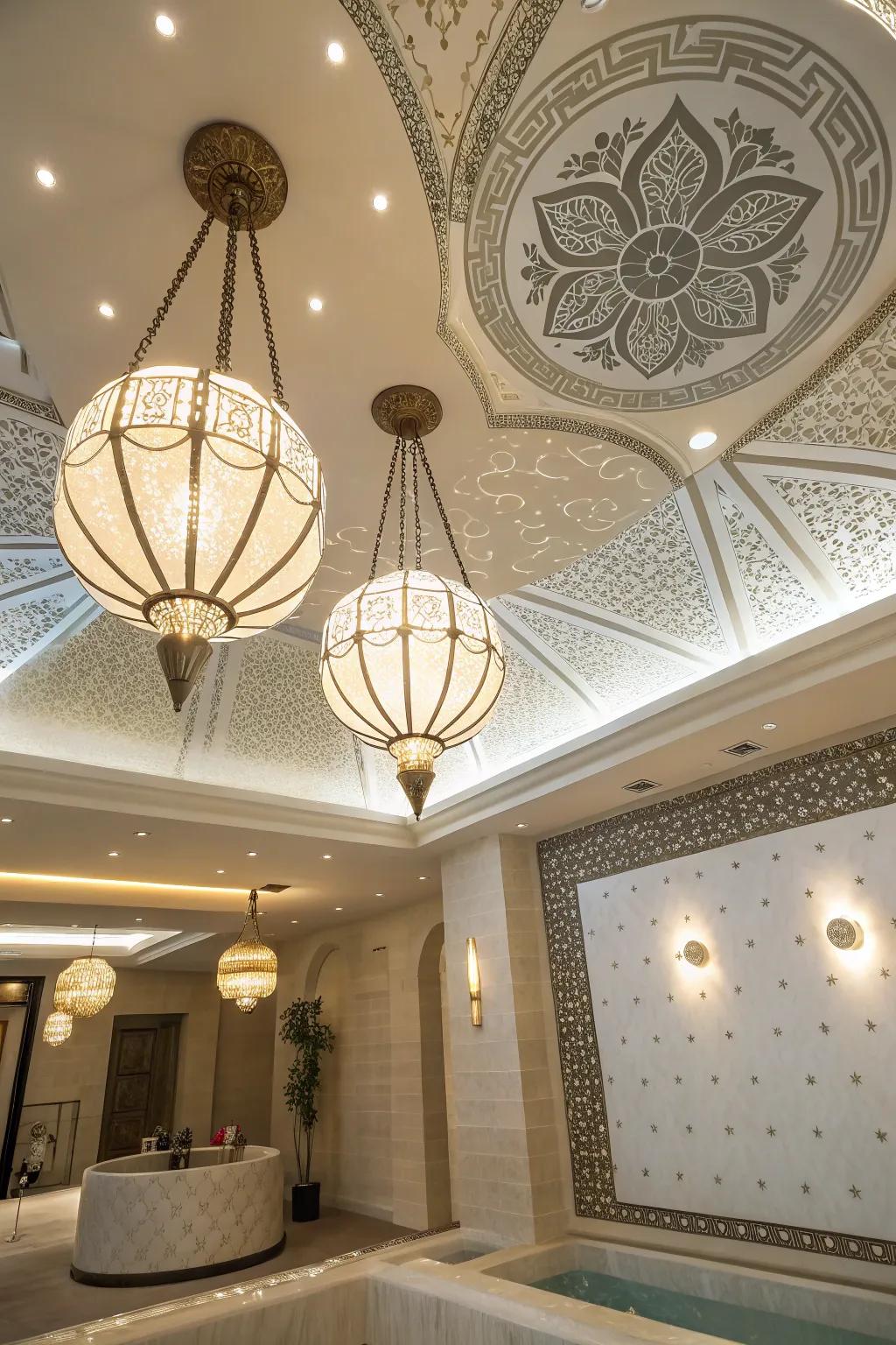Convert your ceiling into a work of art.