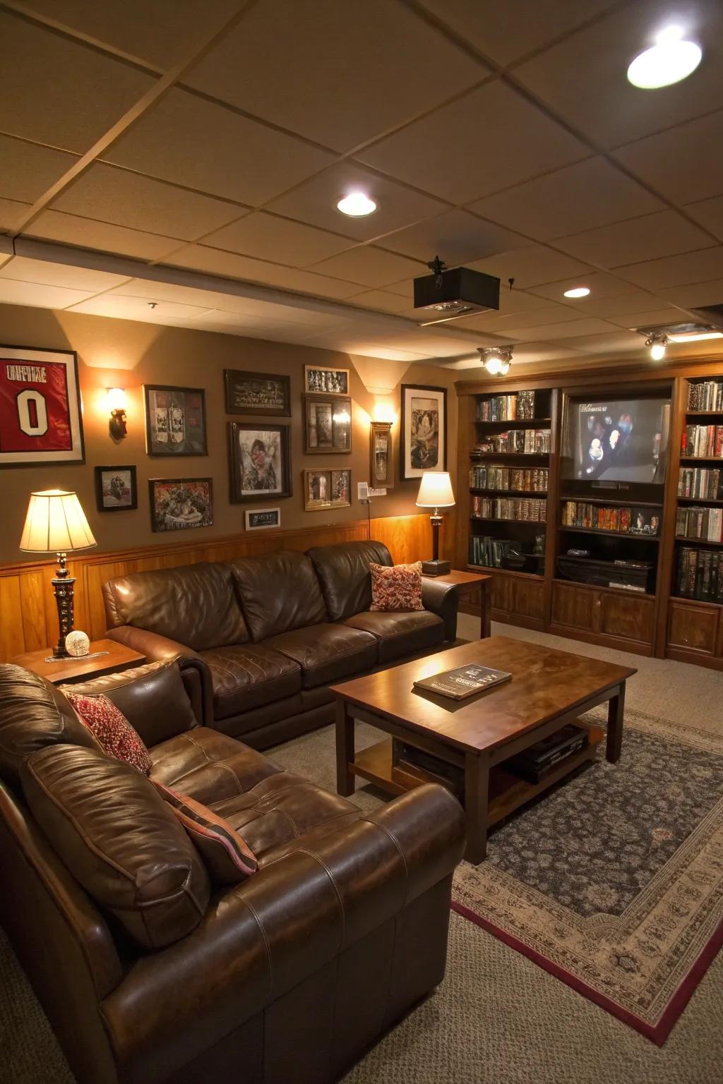 Good lighting improves the mood and usability of the space.