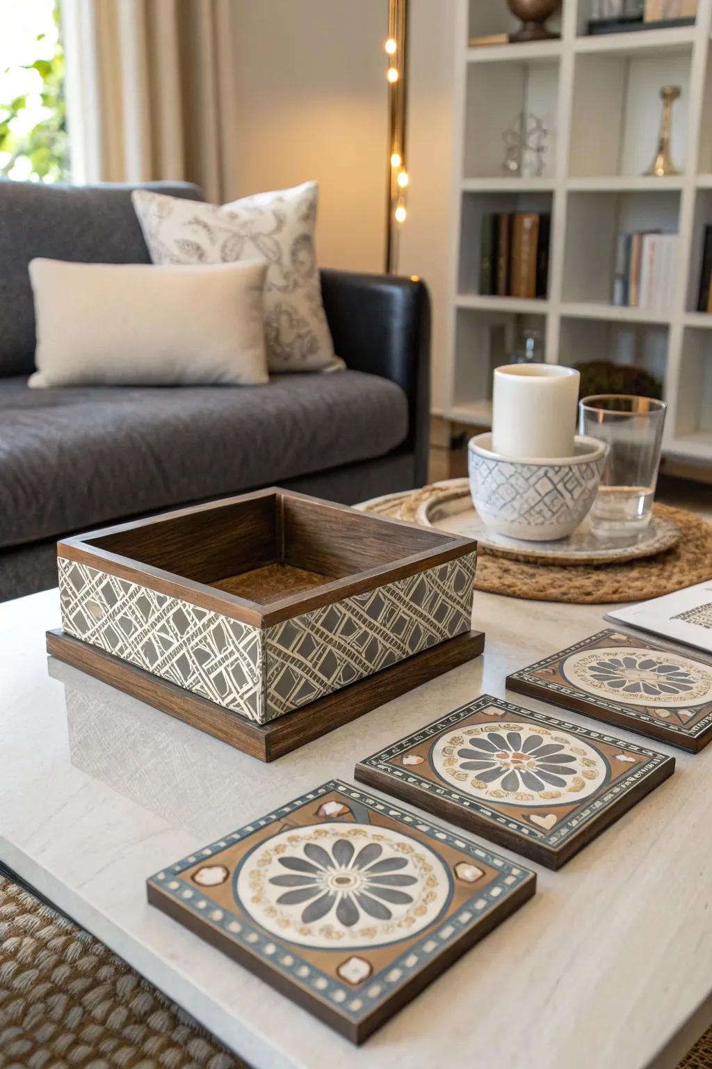 Useful ornamental portions incorporate both style and practicality.
