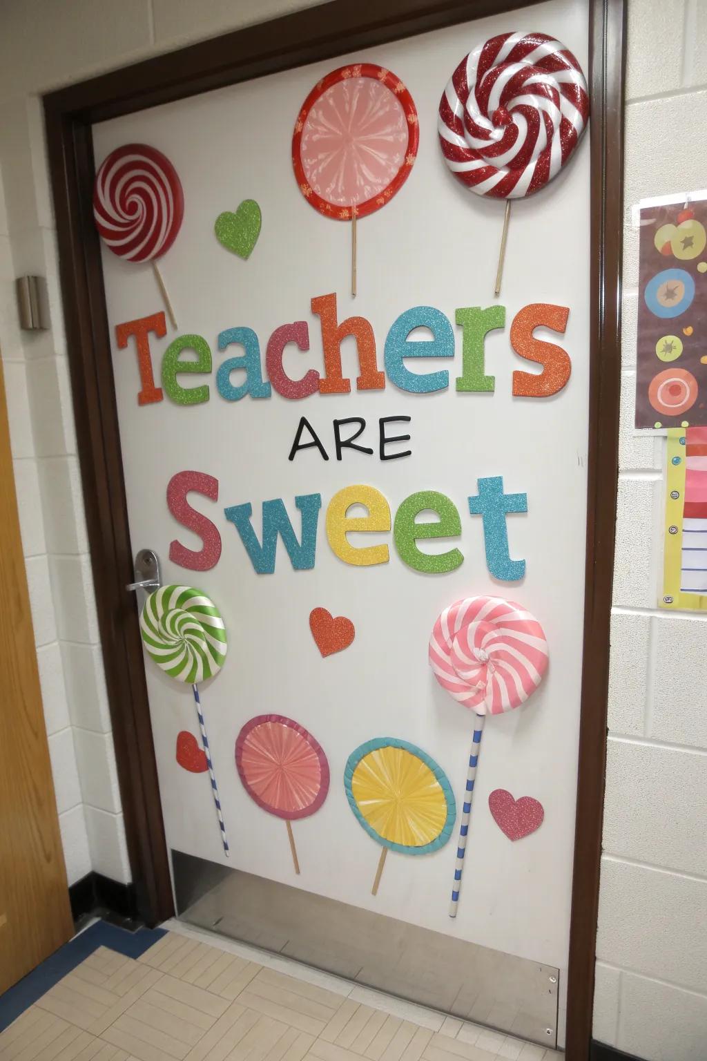 Brighten the day with a sweet-themed appreciation door.