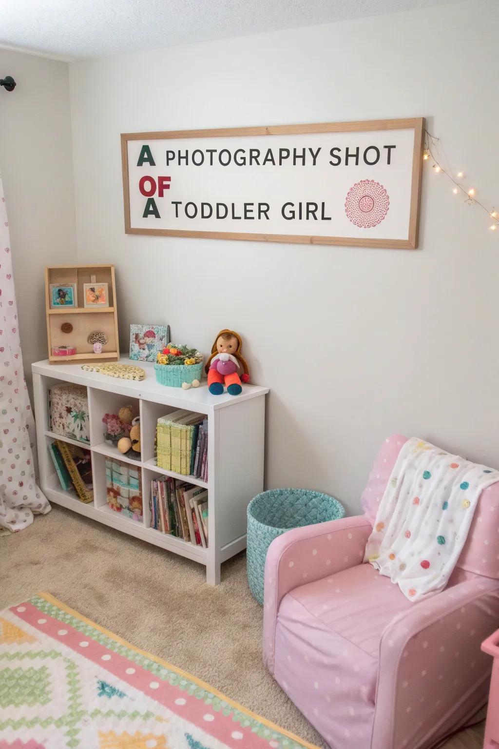 A personalized name plaque adds a personal touch.