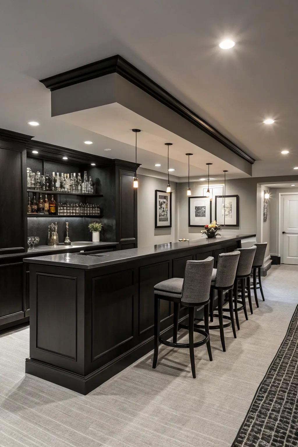 A one-color style makes the bar feel clean and modern.