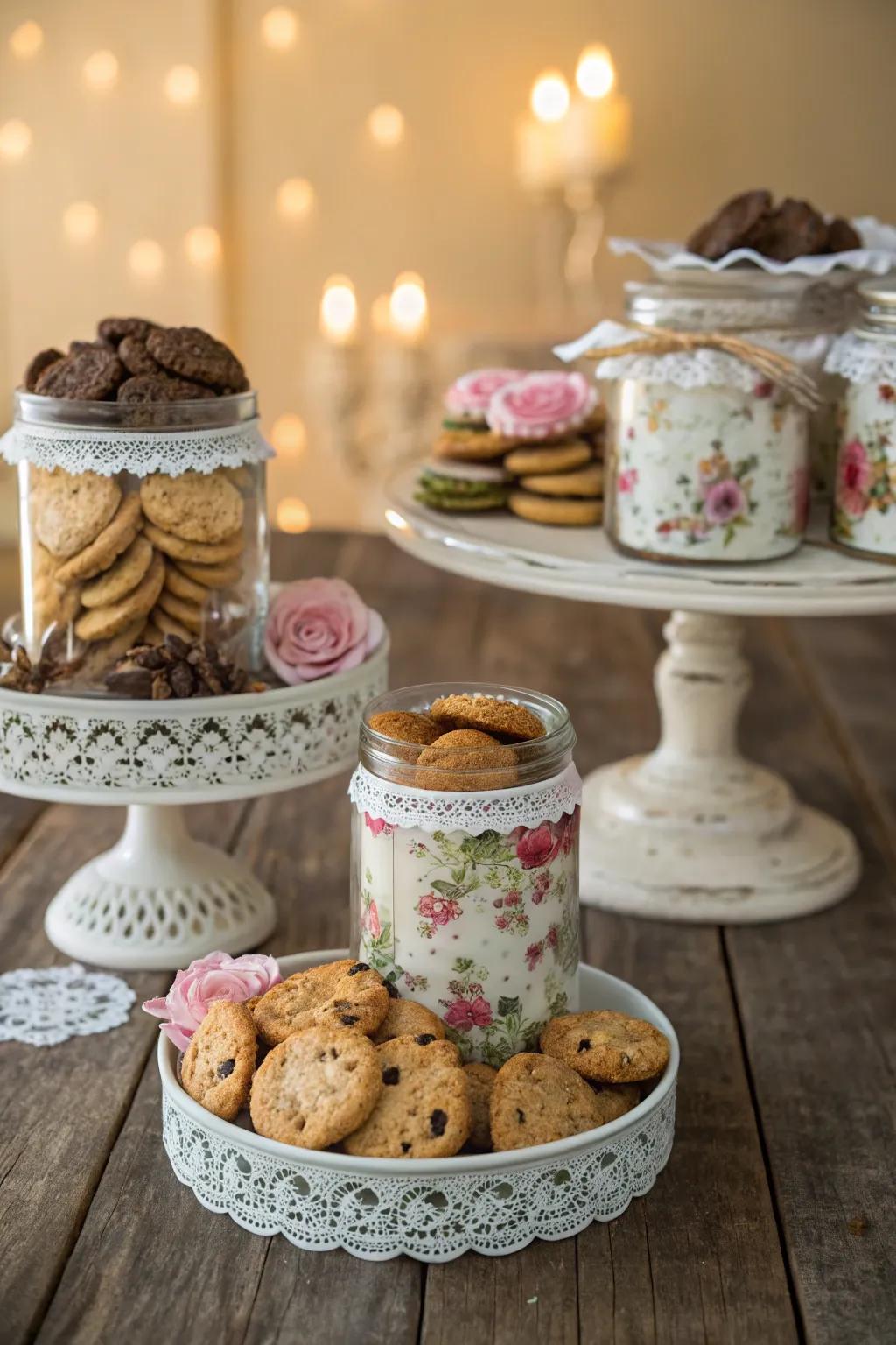 A classic baked treat display that evokes sweet memories.