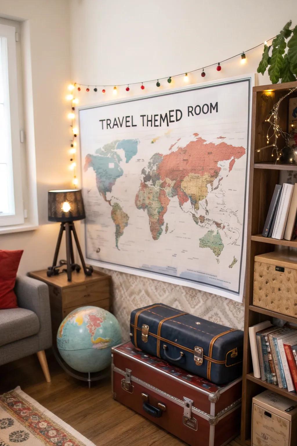 Map signs honor shared travels.