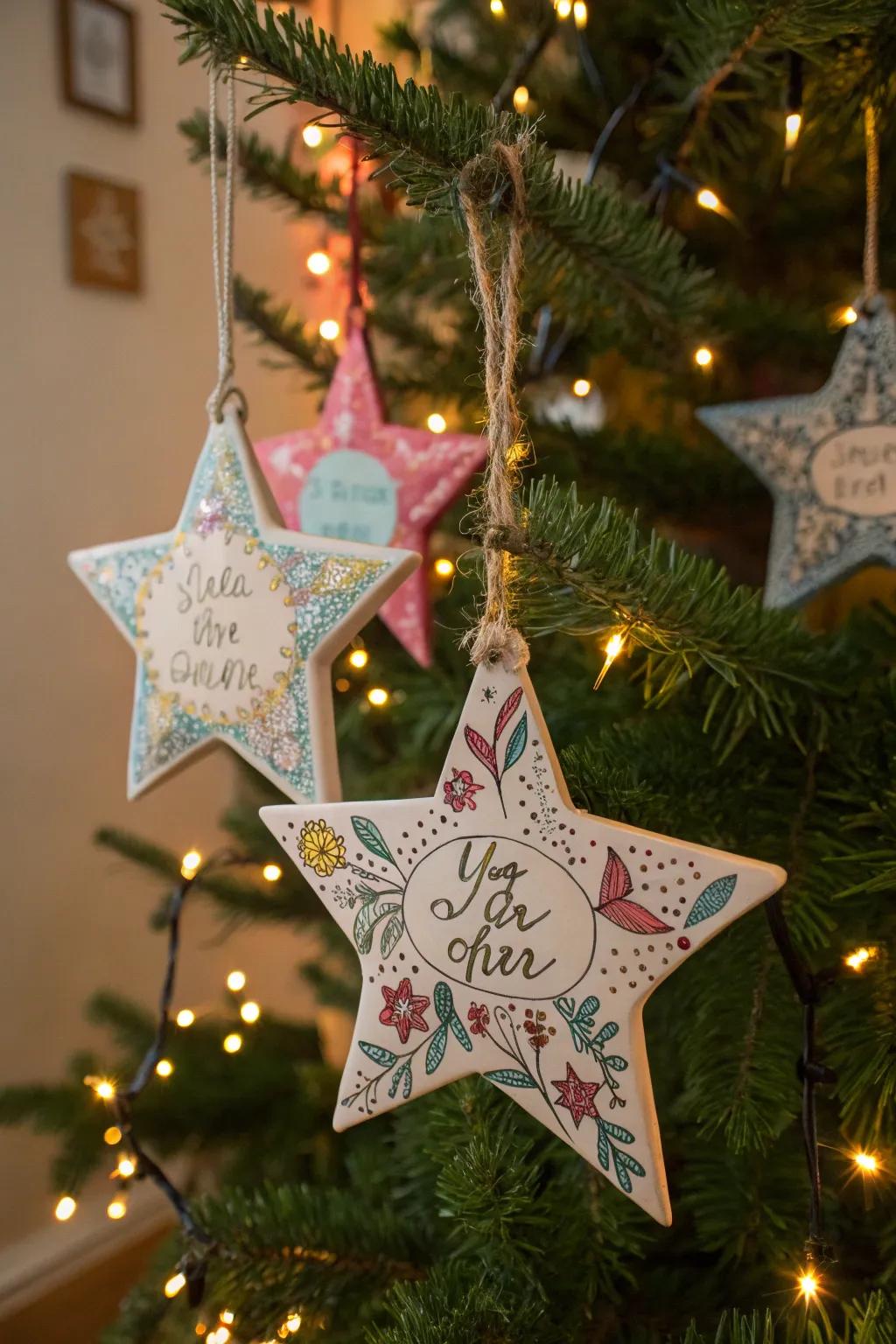 Add a personal touch with custom celestial decorations.