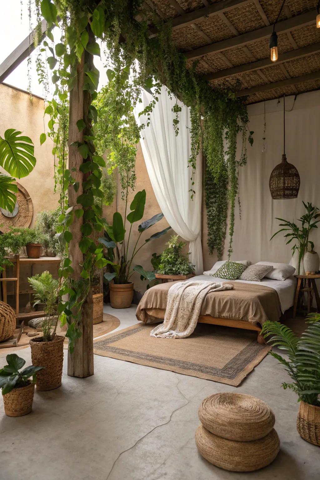 Vegetation breathe life and calm into your space.