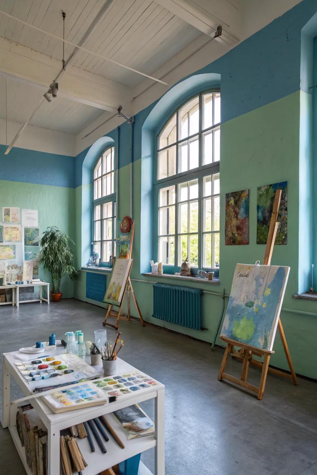 Colors that soothe the spirit.