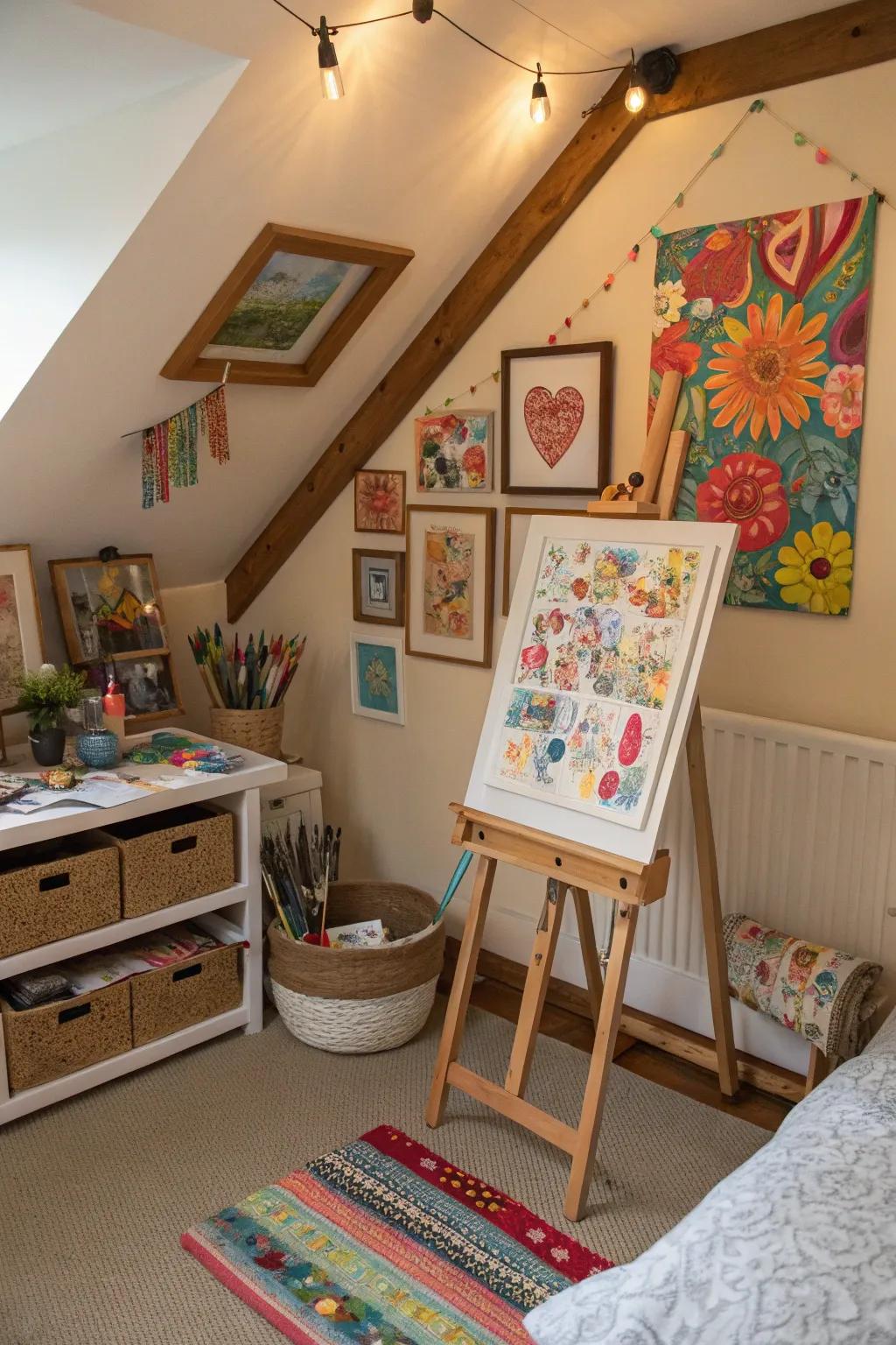 A creative corner to indulge your artistic passions.