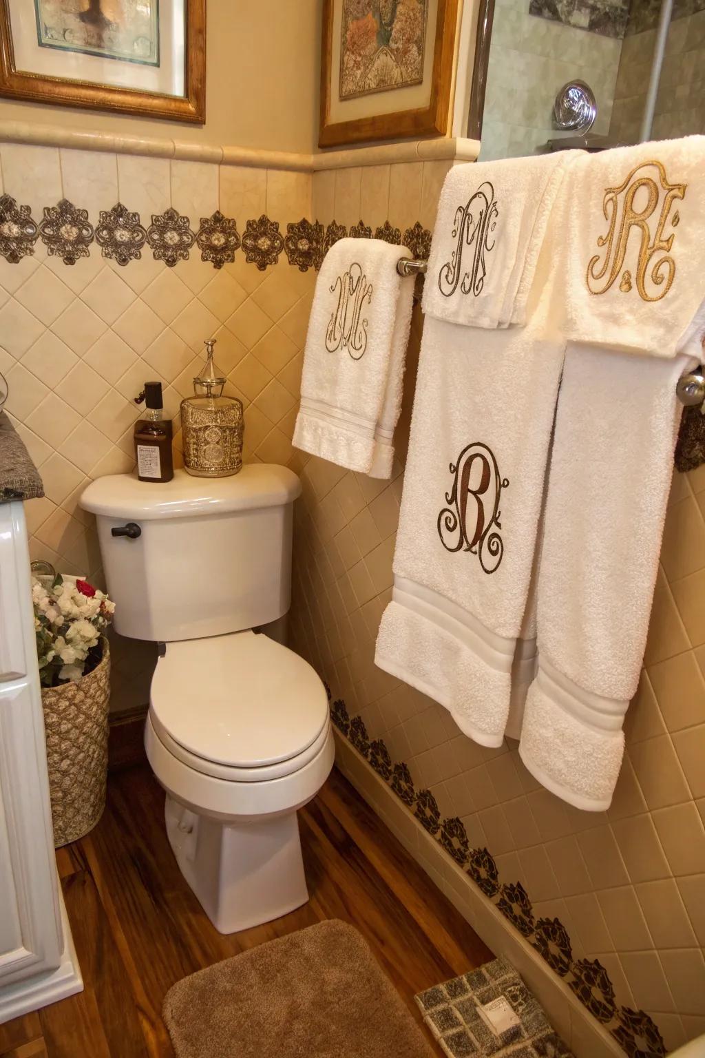 Personalized touches make the bathroom uniquely yours.