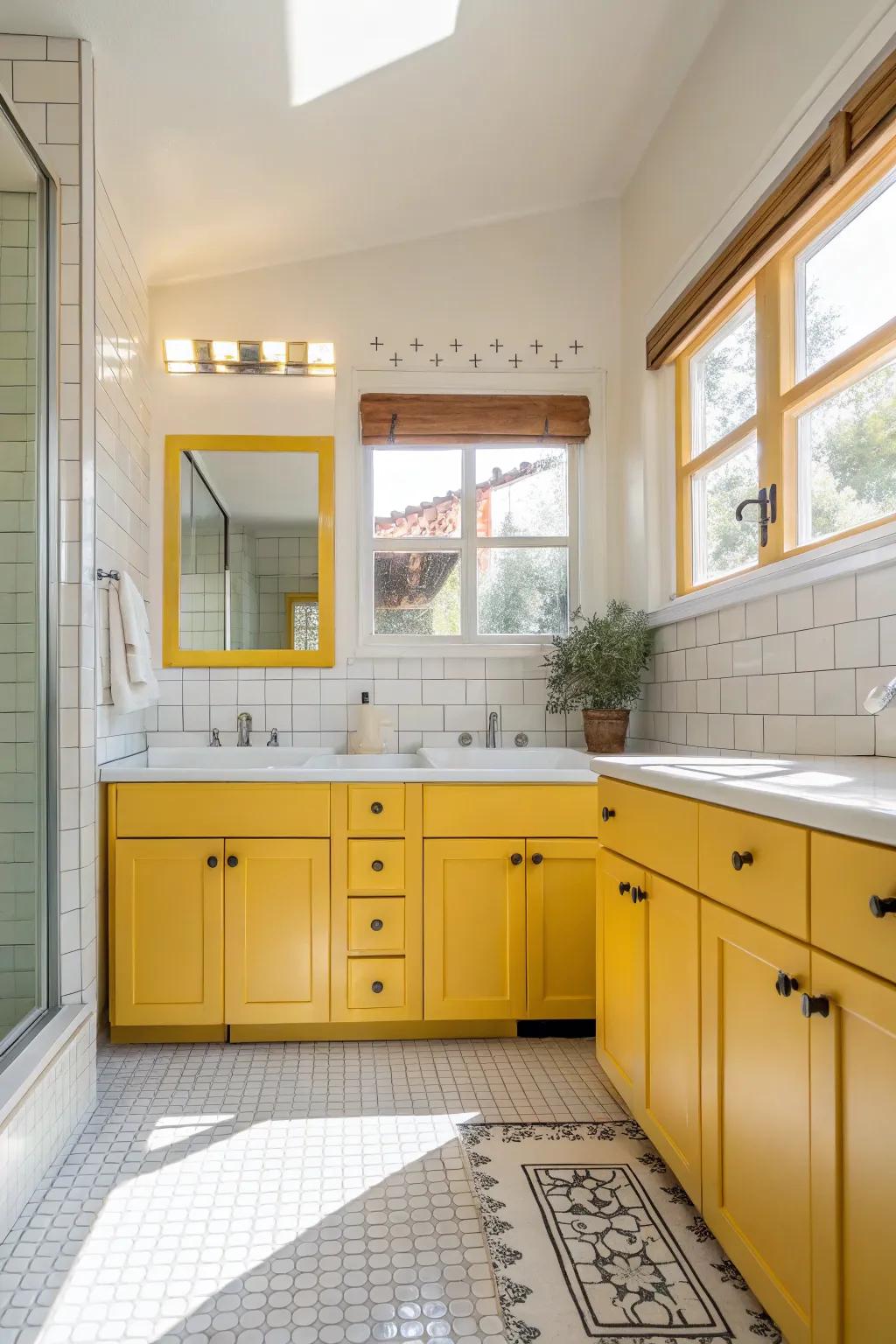Bright gold radiates warmth and positivity.