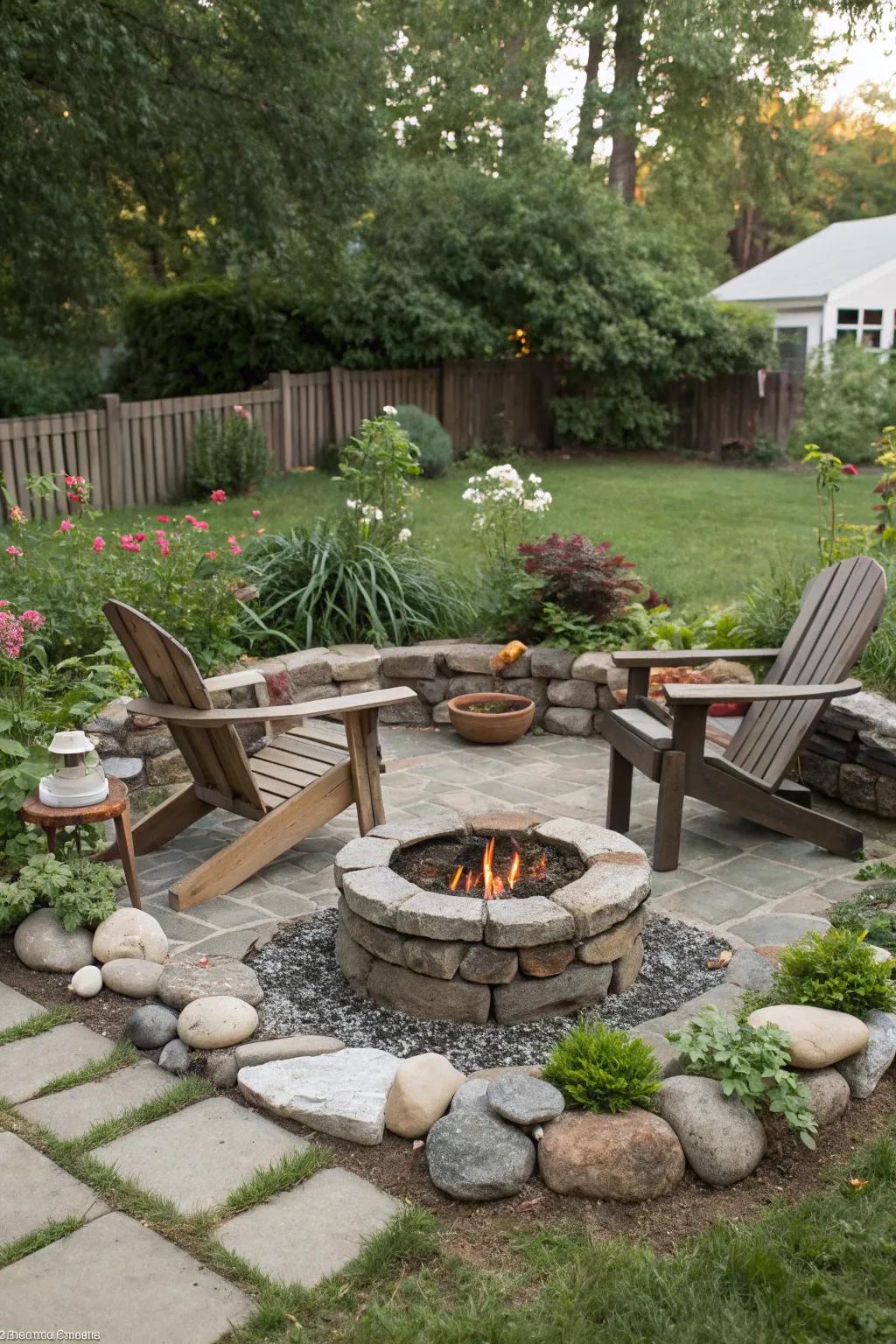 Custom-built stone hearth cooker for DIY fans.