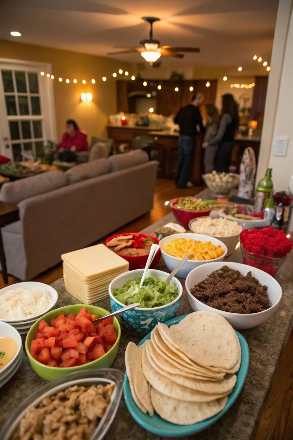Interactive stations bring fun and personalization to your buffet.
