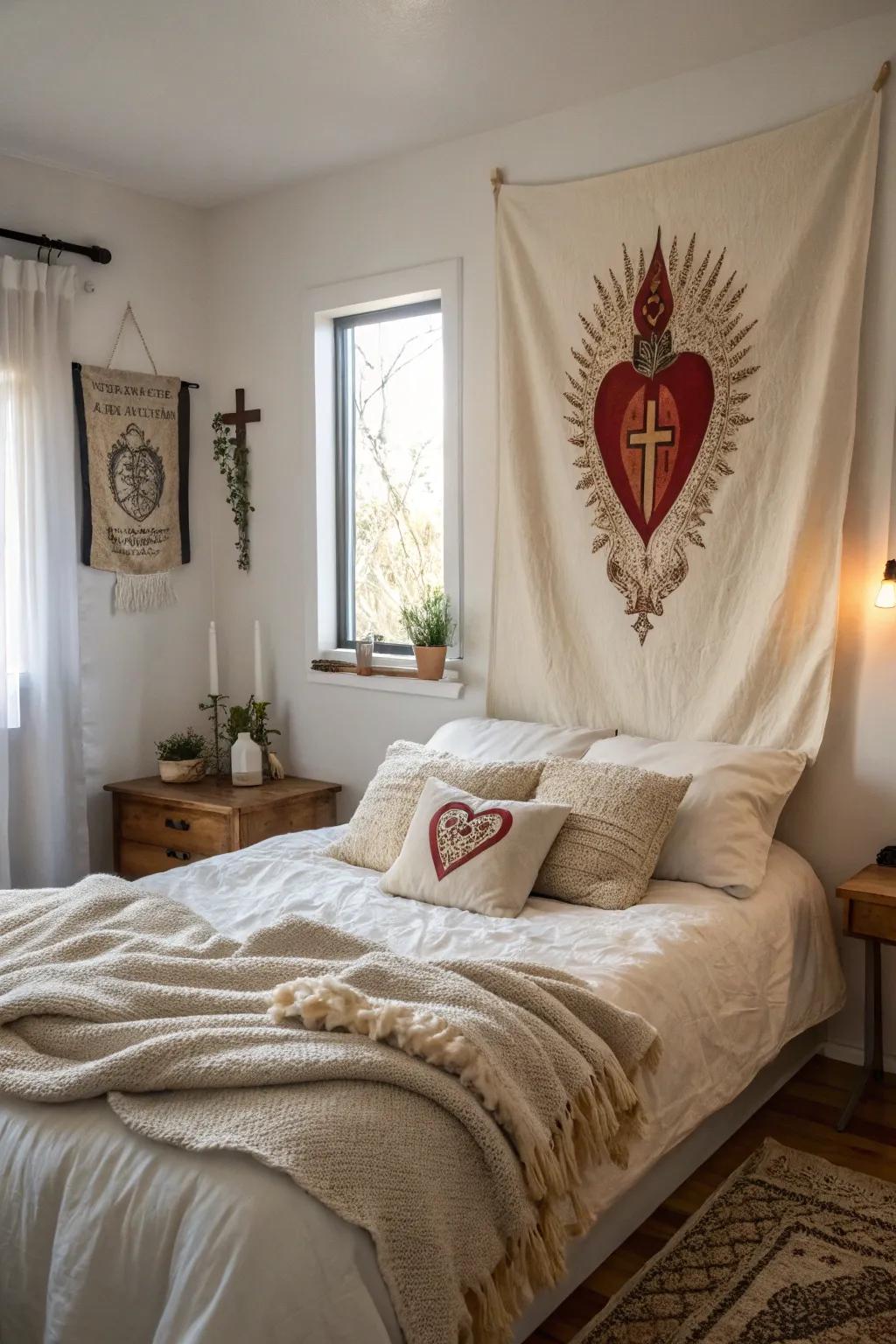 The Sacred Heart is a timeless symbol of love and faith.