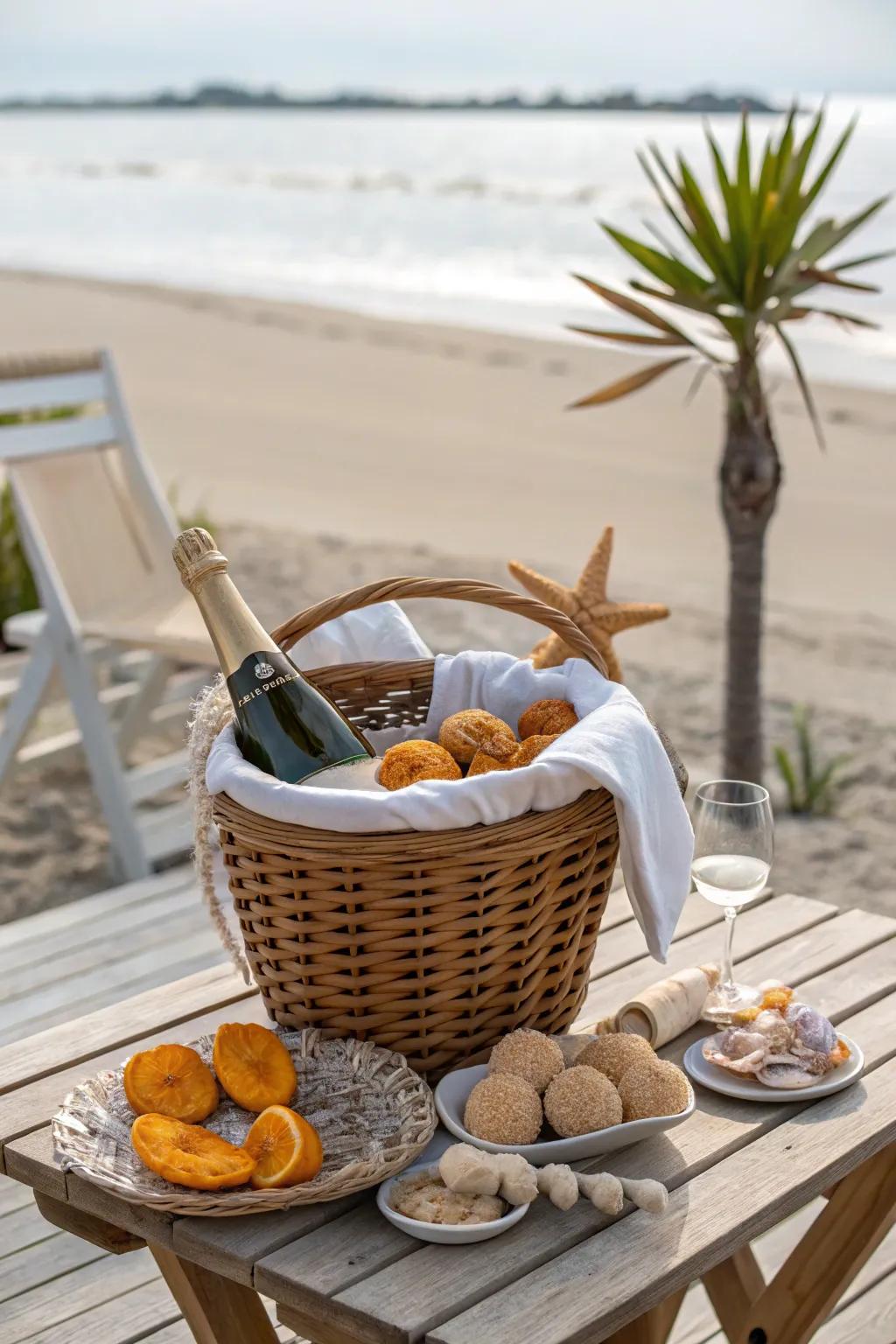 Tropical Vibe with dried mango pieces and coconut cookies.