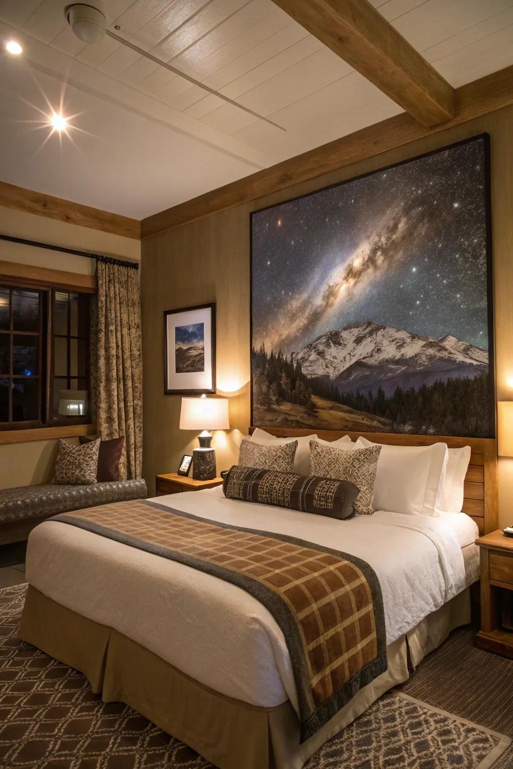 Paintings of celestial scenes foster serenity and inspiration in your personal sanctuary.