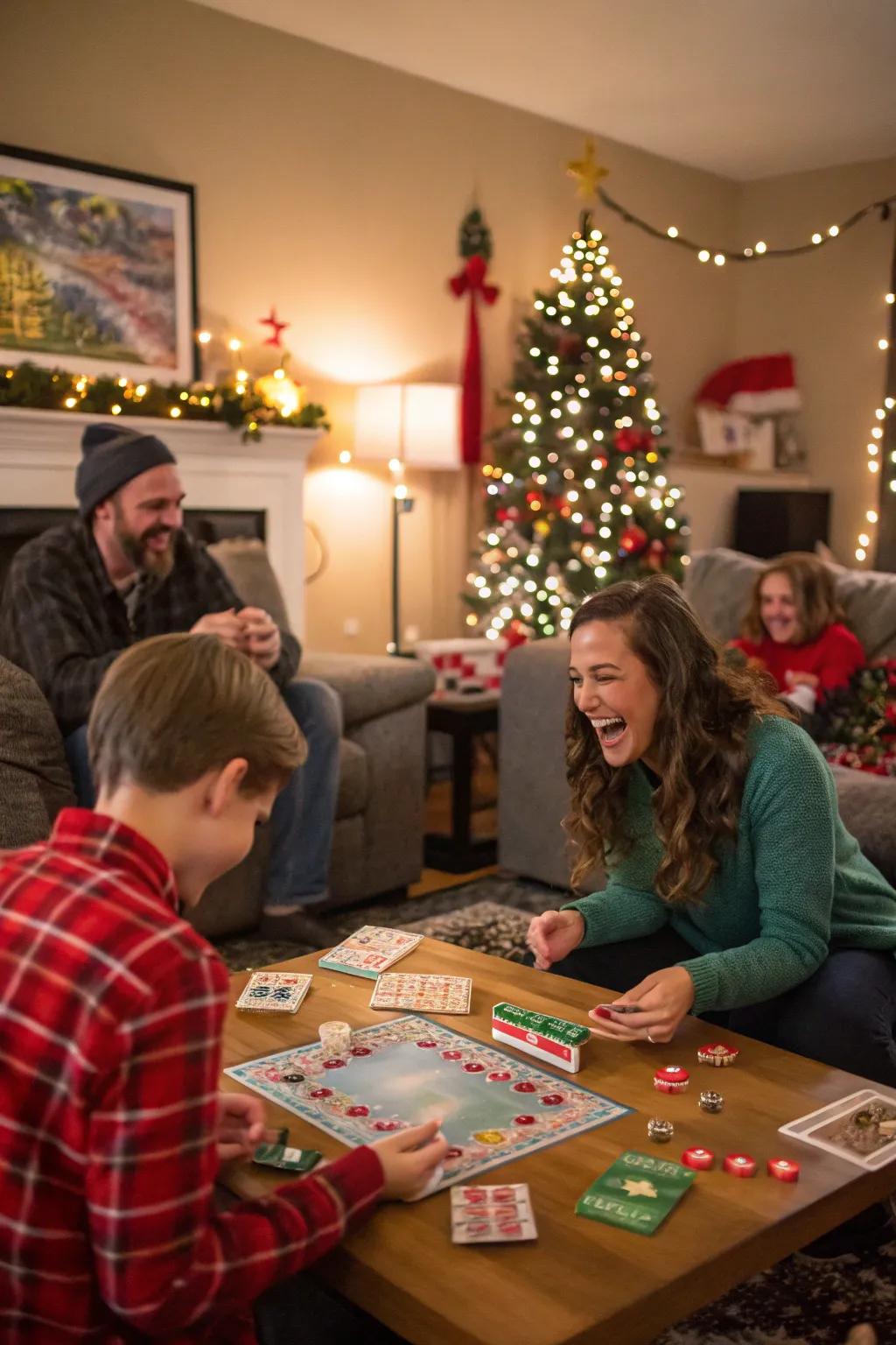 An engaging game night that embodies the festive spirit in everyone.