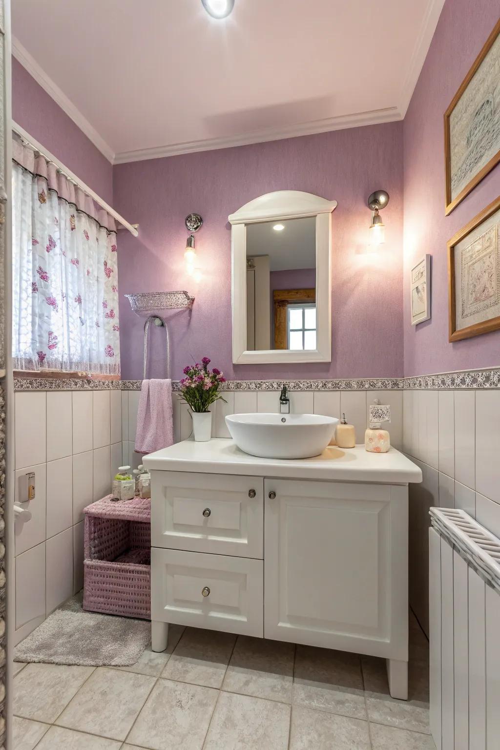 Soft hues that soothe the senses.