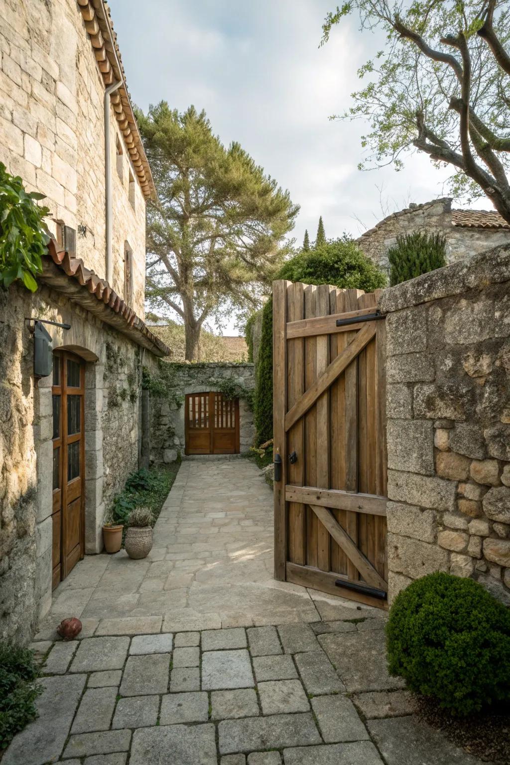 Earthly materials bring cohesion and harmony.