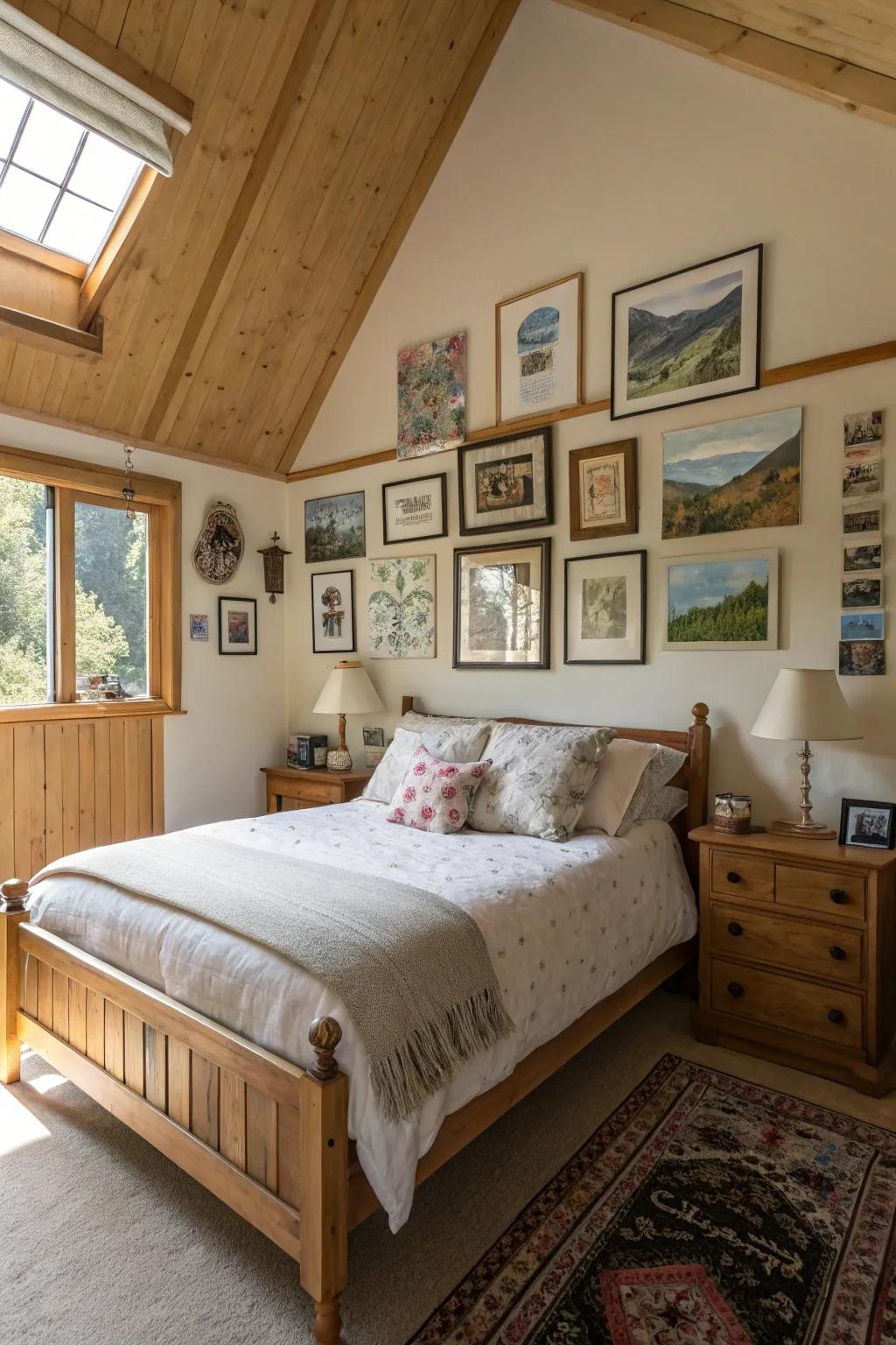 Artworks add style and personal flair.