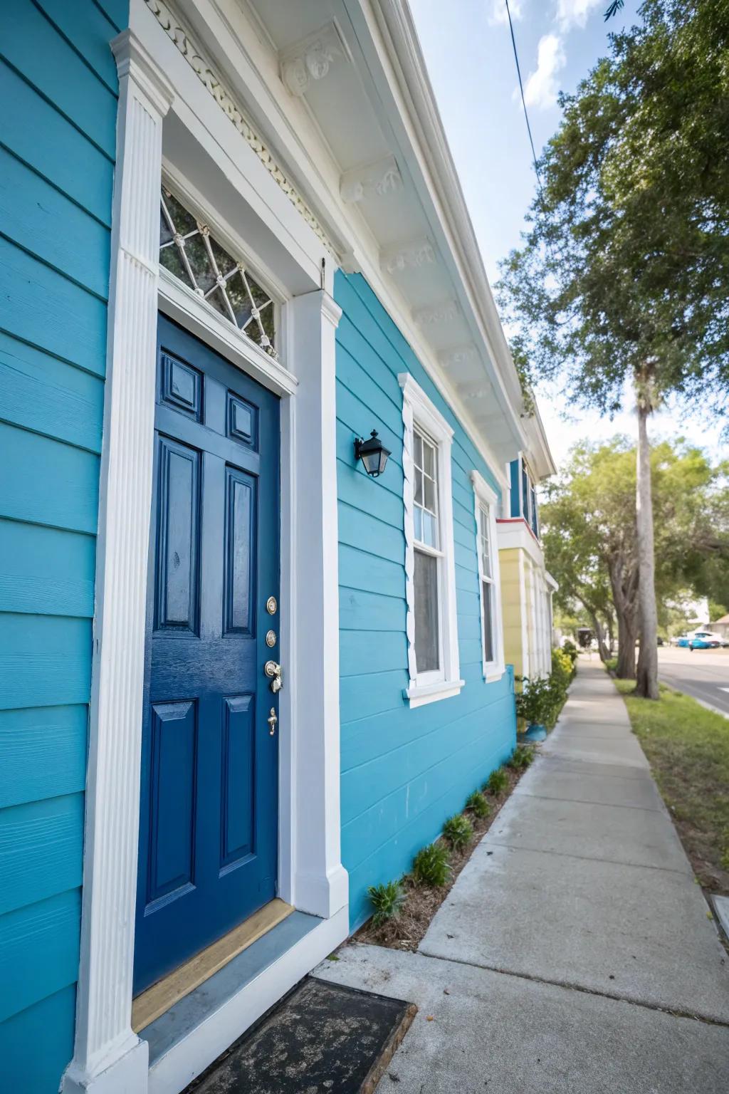 Exterior freshness revitalizes the home’s aesthetic.