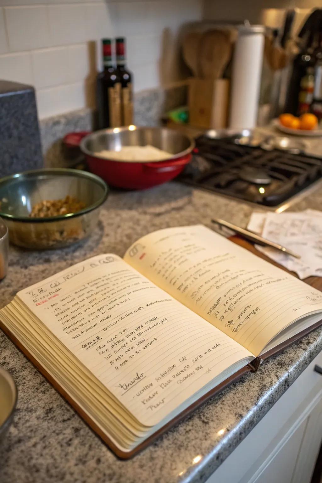 A custom recipe book is a delicious way to preserve family traditions.