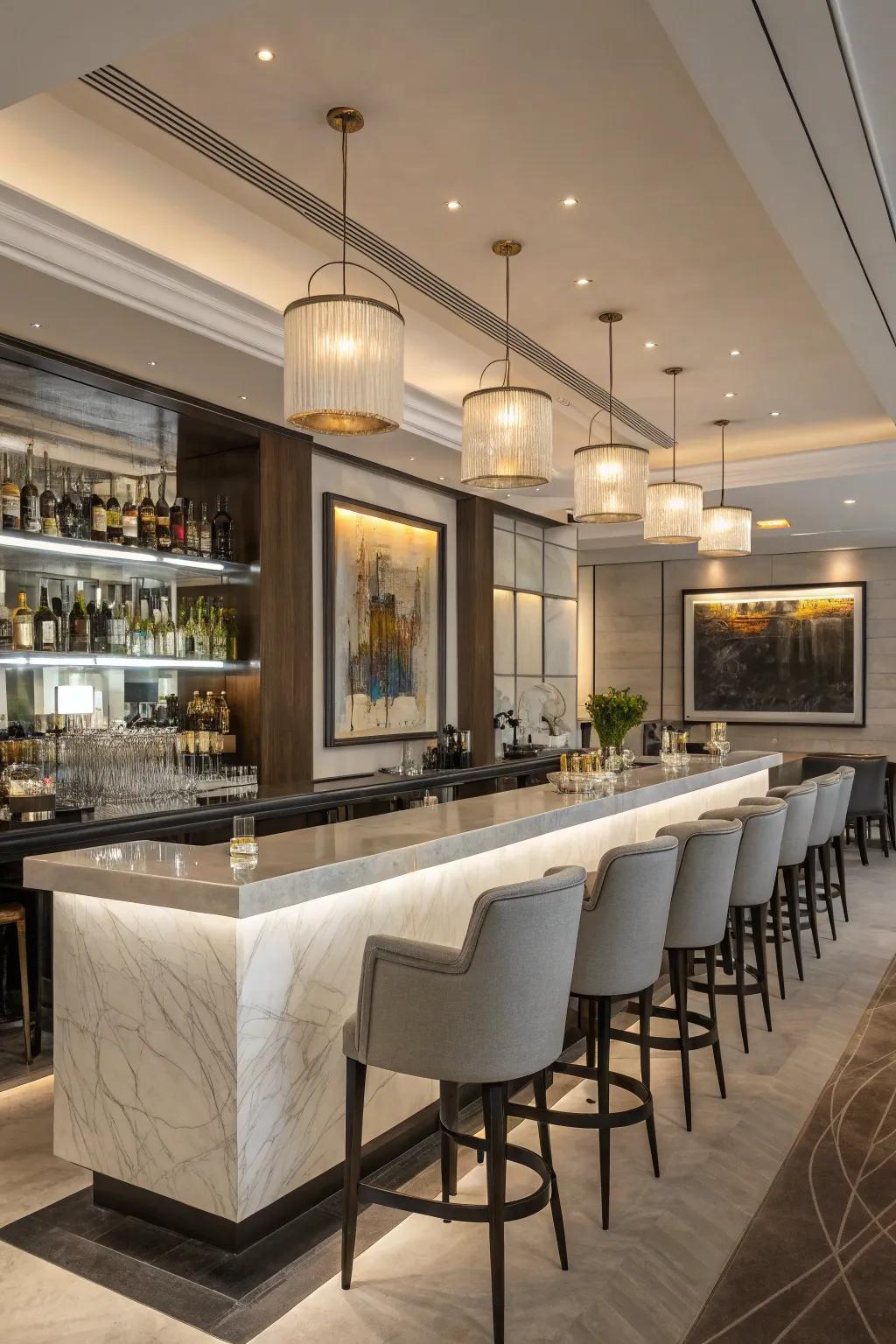 Modern styles offer a sleek and timeless appeal.