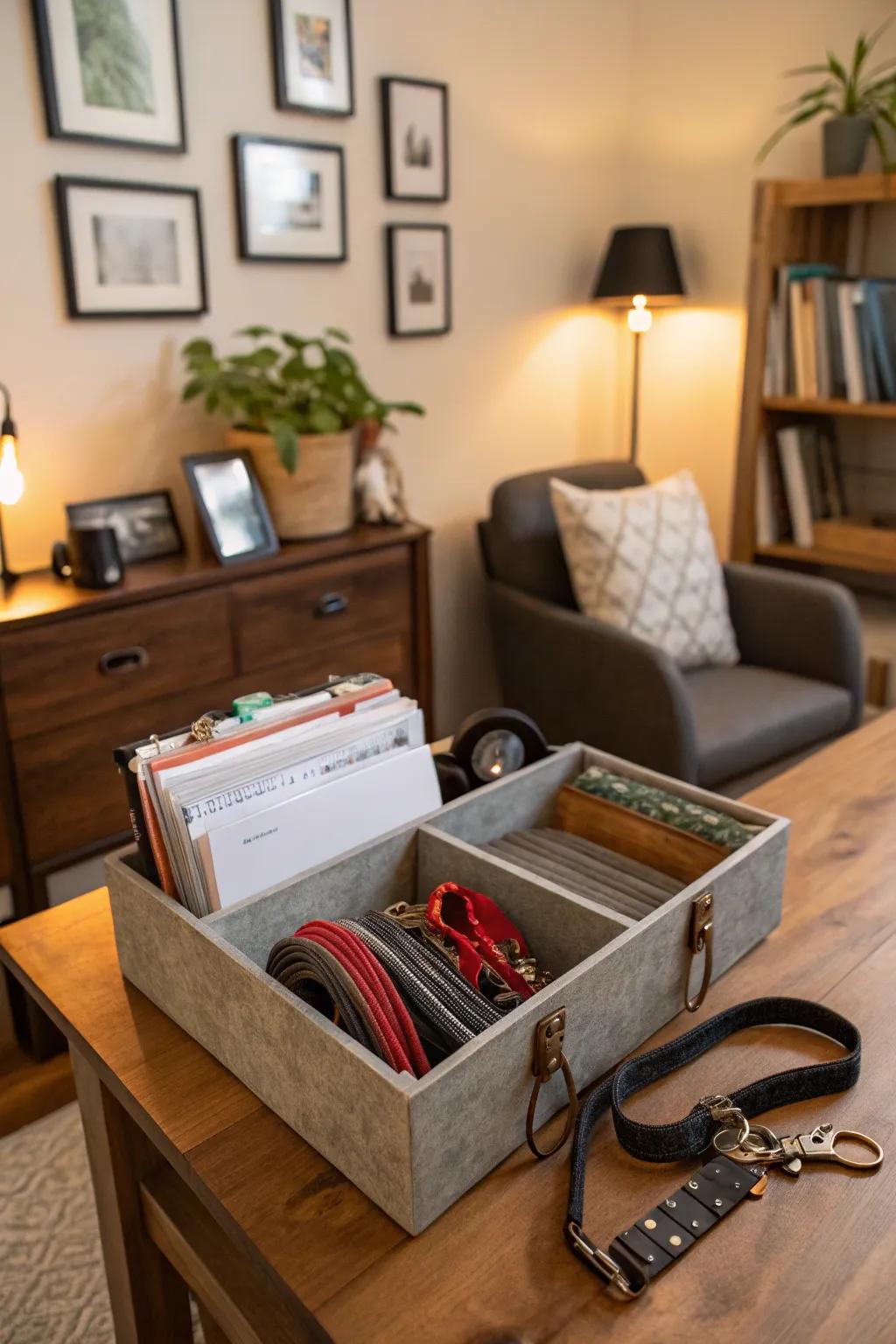 A creative spin on classic storage.