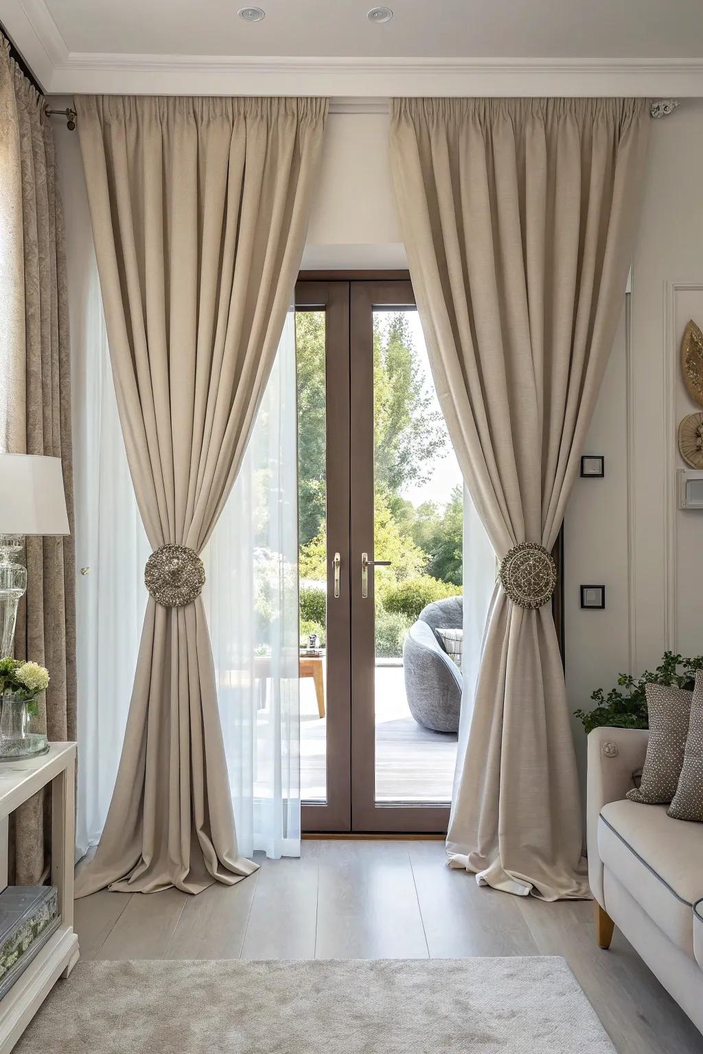 Merge utility with style using practical drape solutions.