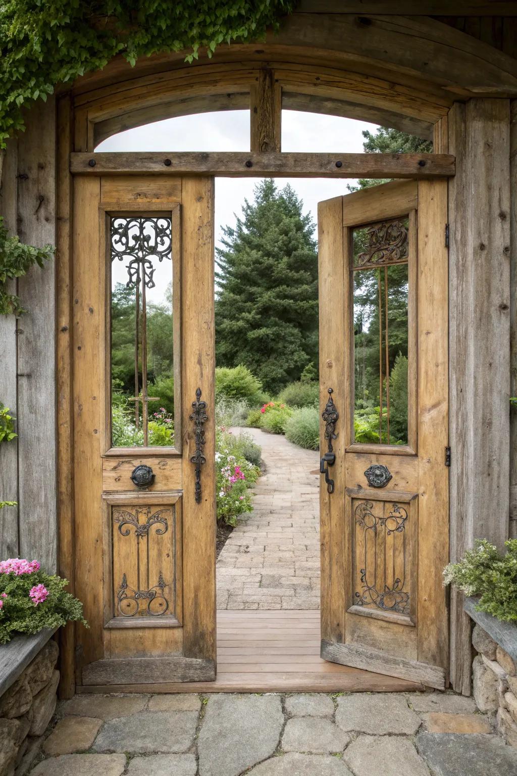 Infuse rustic charm with wooden accents that narrate a story.
