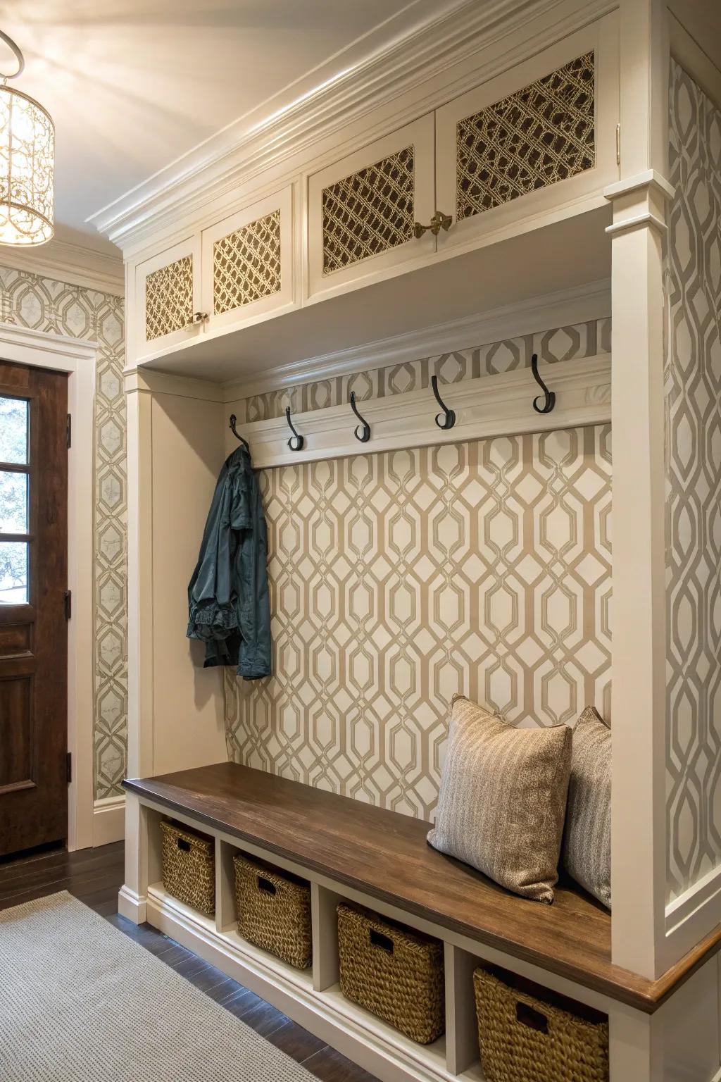Decorative touches make drop zones look better.